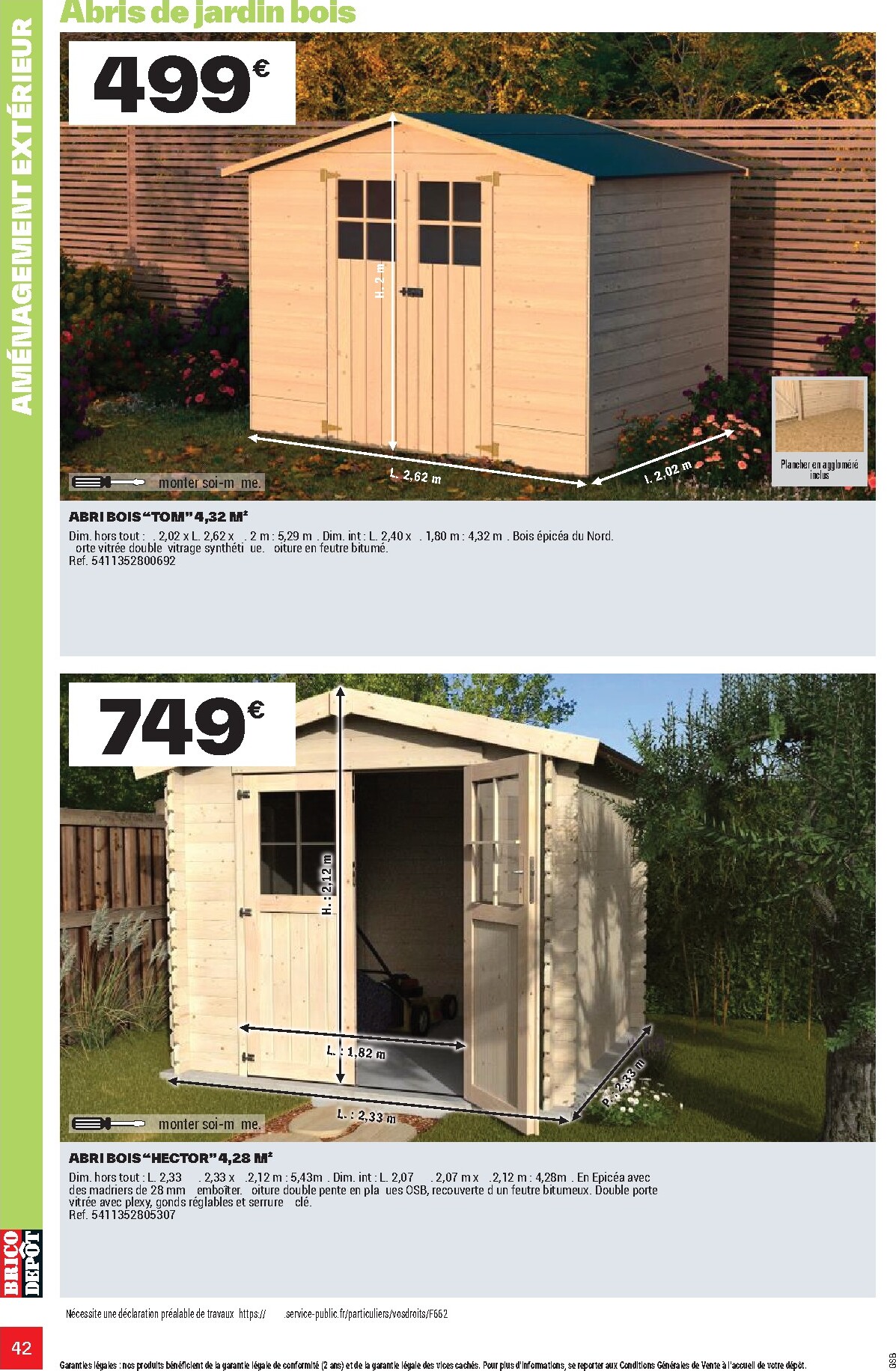 brico-depot - Current Brico Dépôt leaflet valid from de jeudi 26/03/2026 to du vendredi 12/06/2026 - page: 42