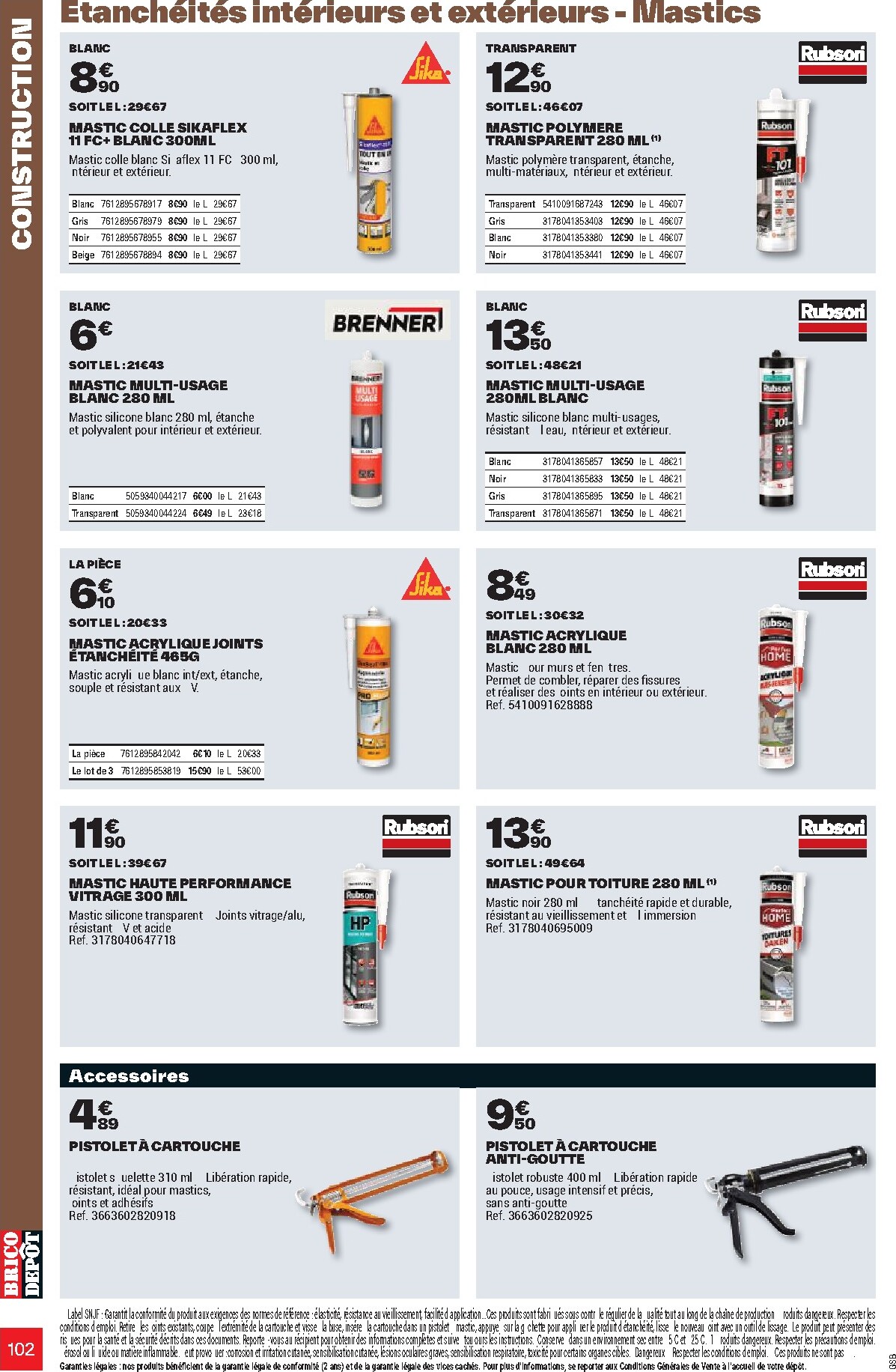 brico-depot - Current Brico Dépôt leaflet valid from de jeudi 26/03/2026 to du vendredi 12/06/2026 - page: 102