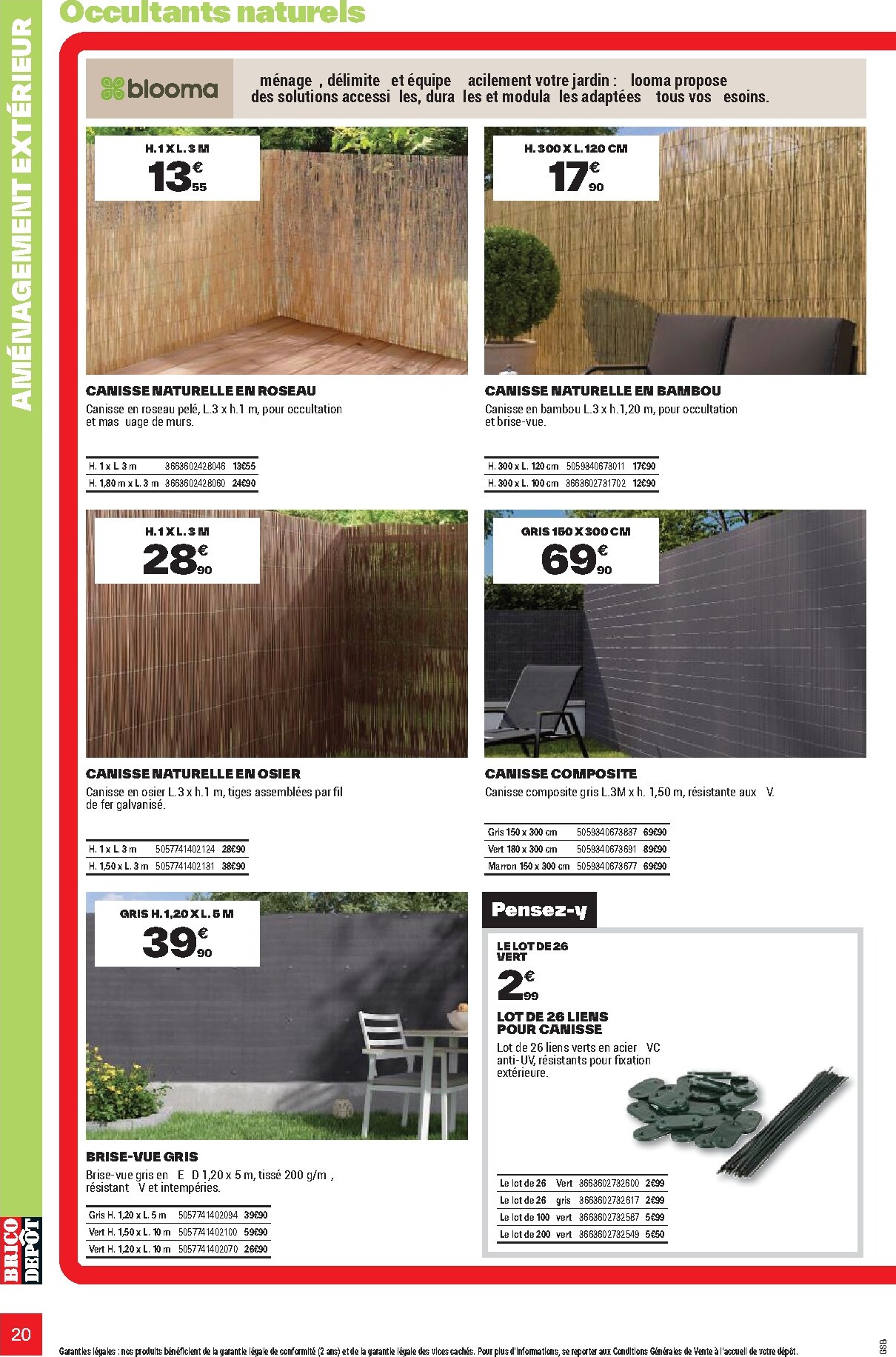 brico-depot - Current Brico Dépôt leaflet valid from de jeudi 26/03/2026 to du vendredi 12/06/2026 - page: 20