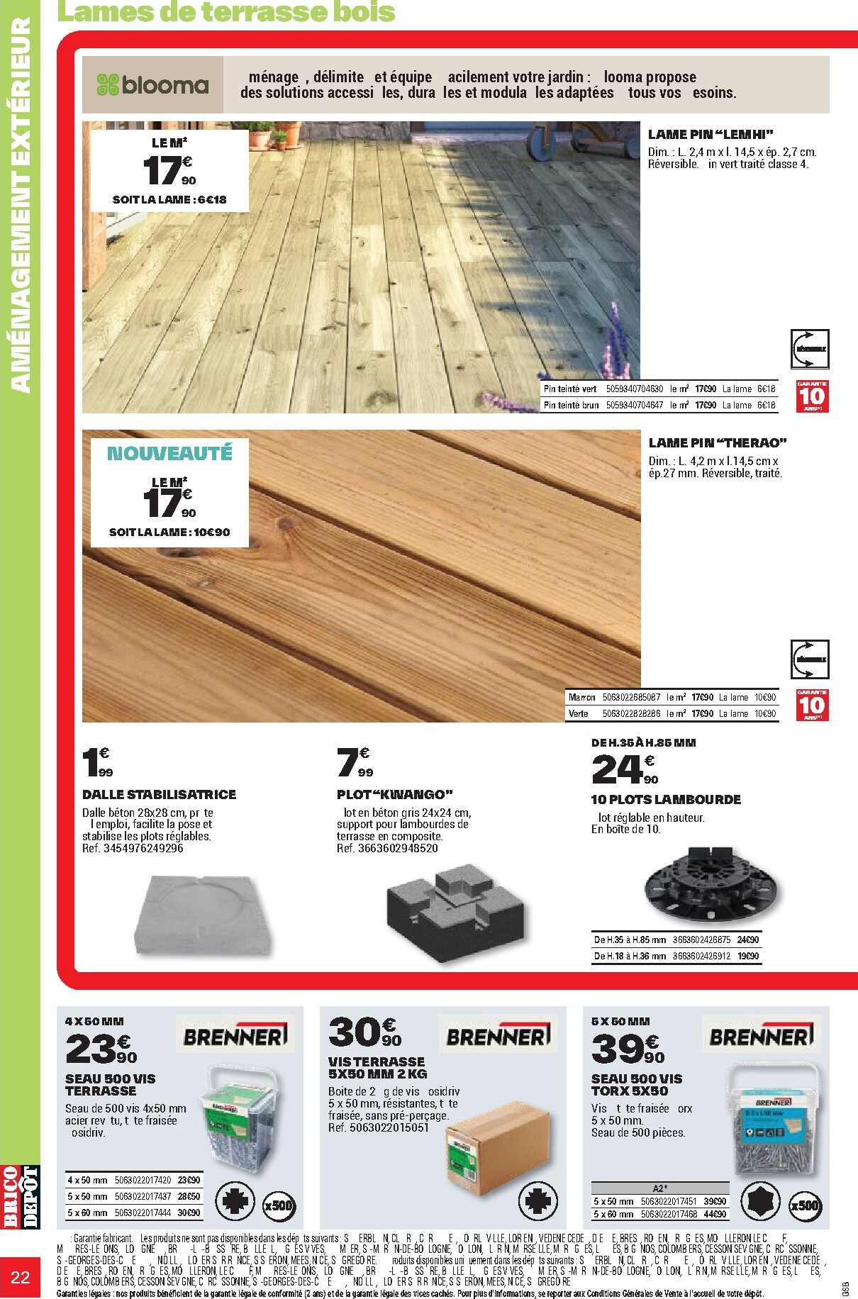 brico-depot - Current Brico Dépôt leaflet valid from de jeudi 26/03/2026 to du vendredi 12/06/2026 - page: 22