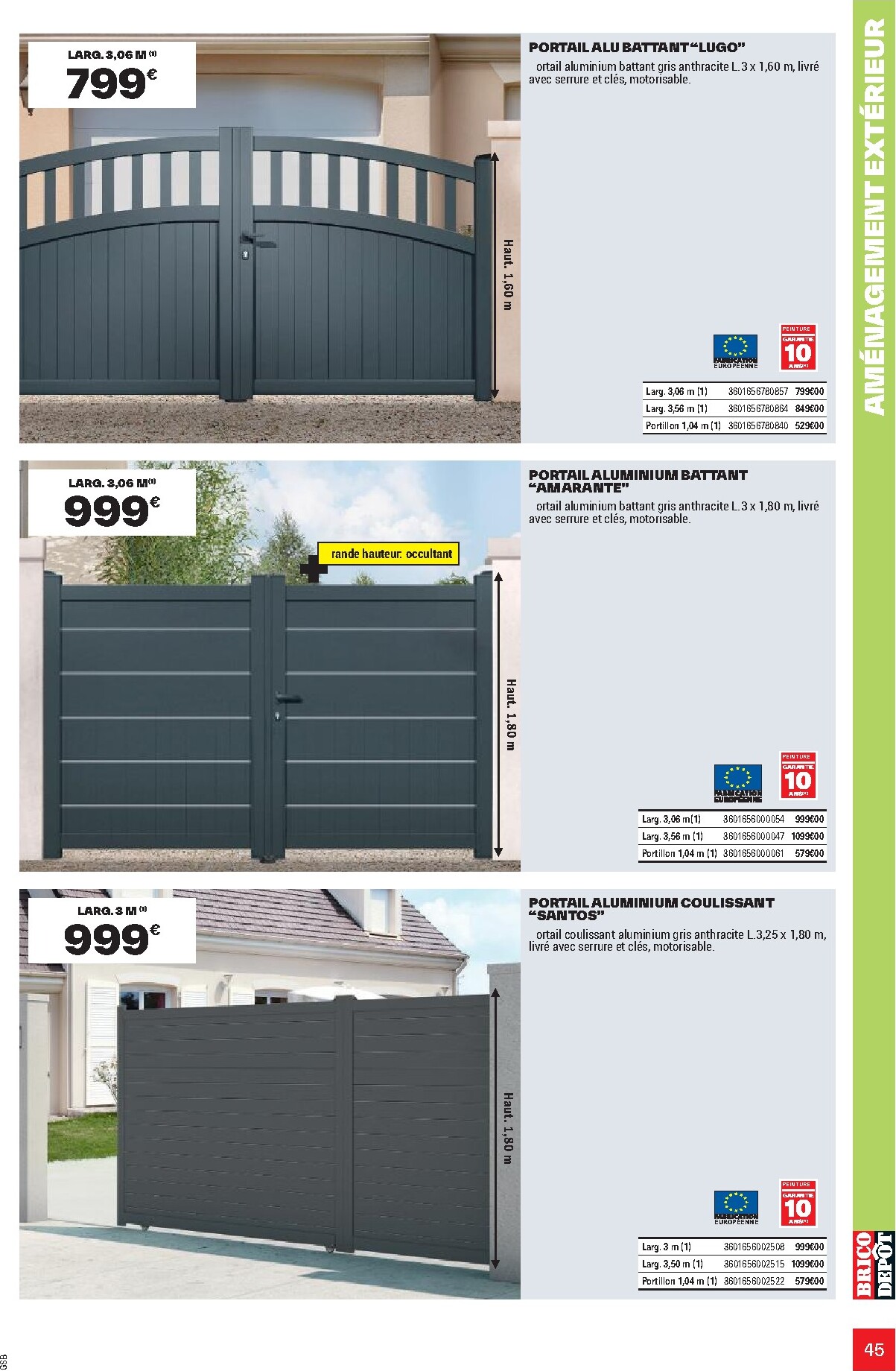 brico-depot - Current Brico Dépôt leaflet valid from de jeudi 26/03/2026 to du vendredi 12/06/2026 - page: 45