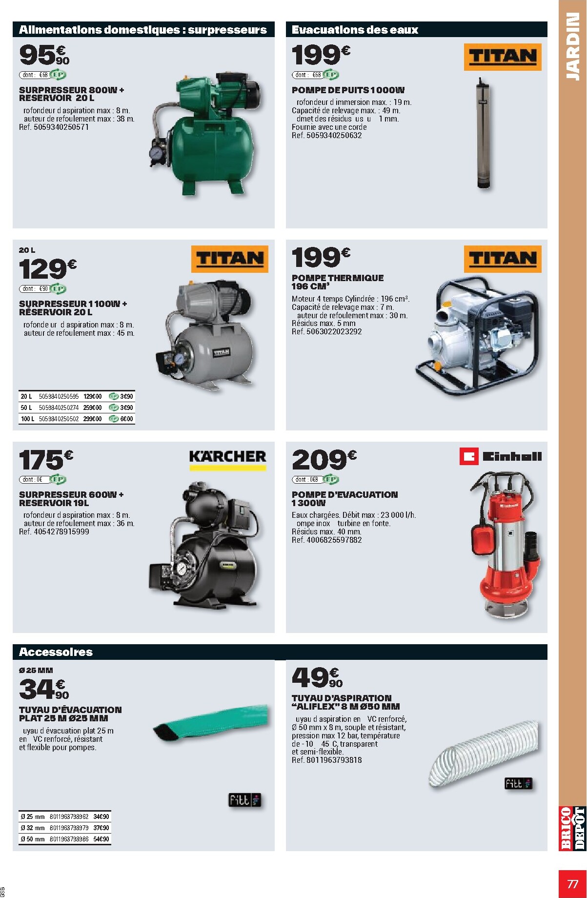 brico-depot - Current Brico Dépôt leaflet valid from de jeudi 26/03/2026 to du vendredi 12/06/2026 - page: 77