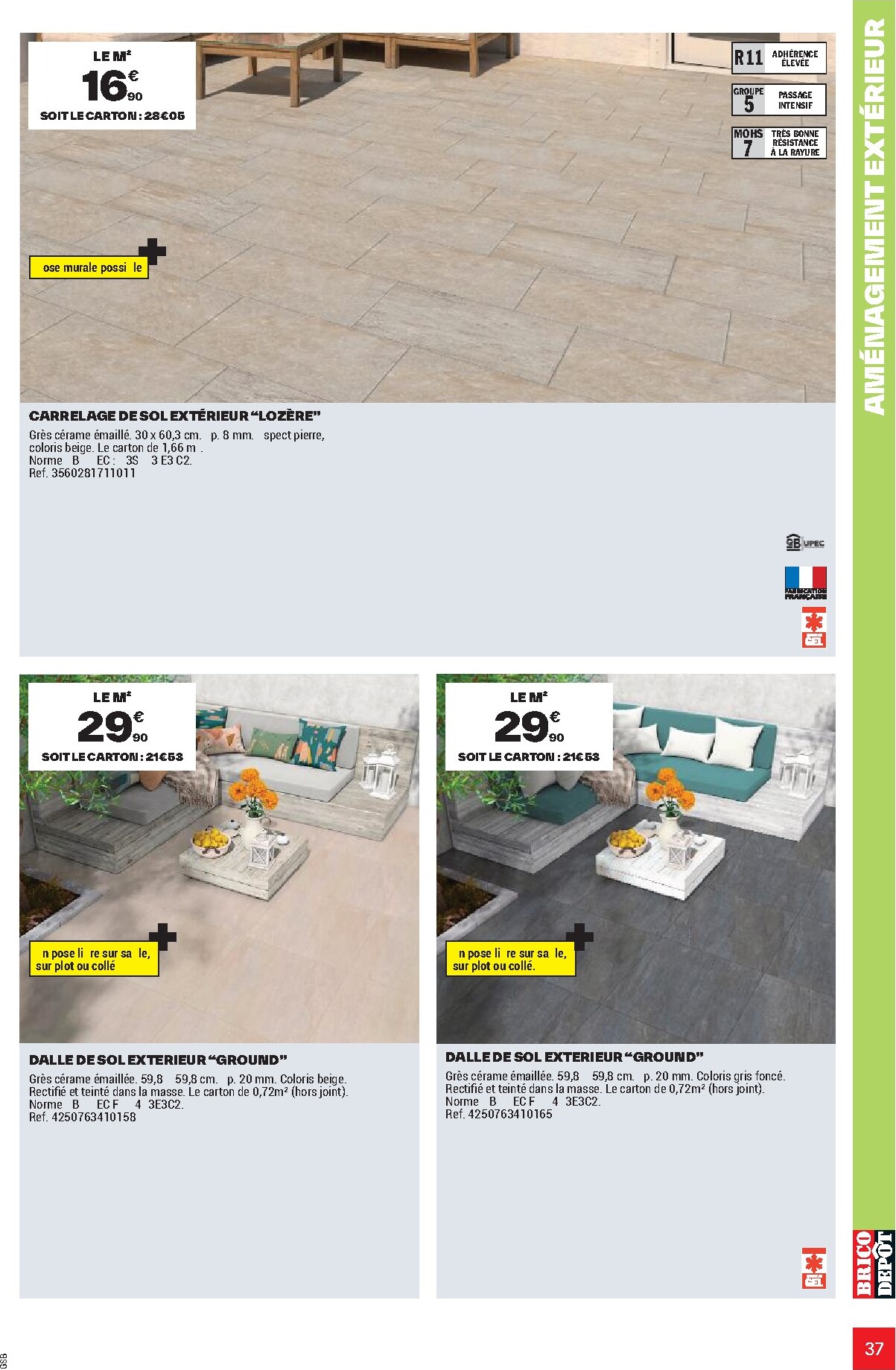 brico-depot - Current Brico Dépôt leaflet valid from de jeudi 26/03/2026 to du vendredi 12/06/2026 - page: 37