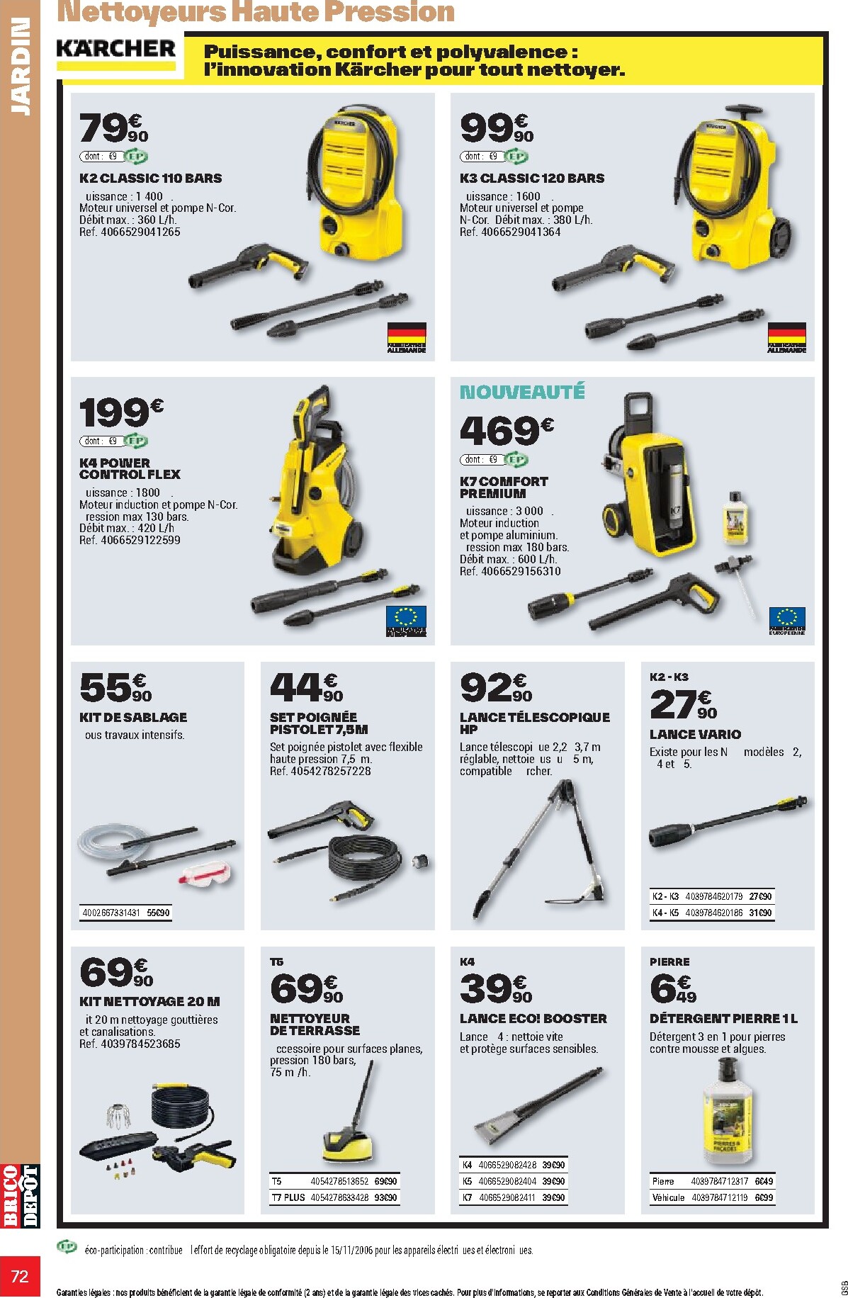 brico-depot - Current Brico Dépôt leaflet valid from de jeudi 26/03/2026 to du vendredi 12/06/2026 - page: 72