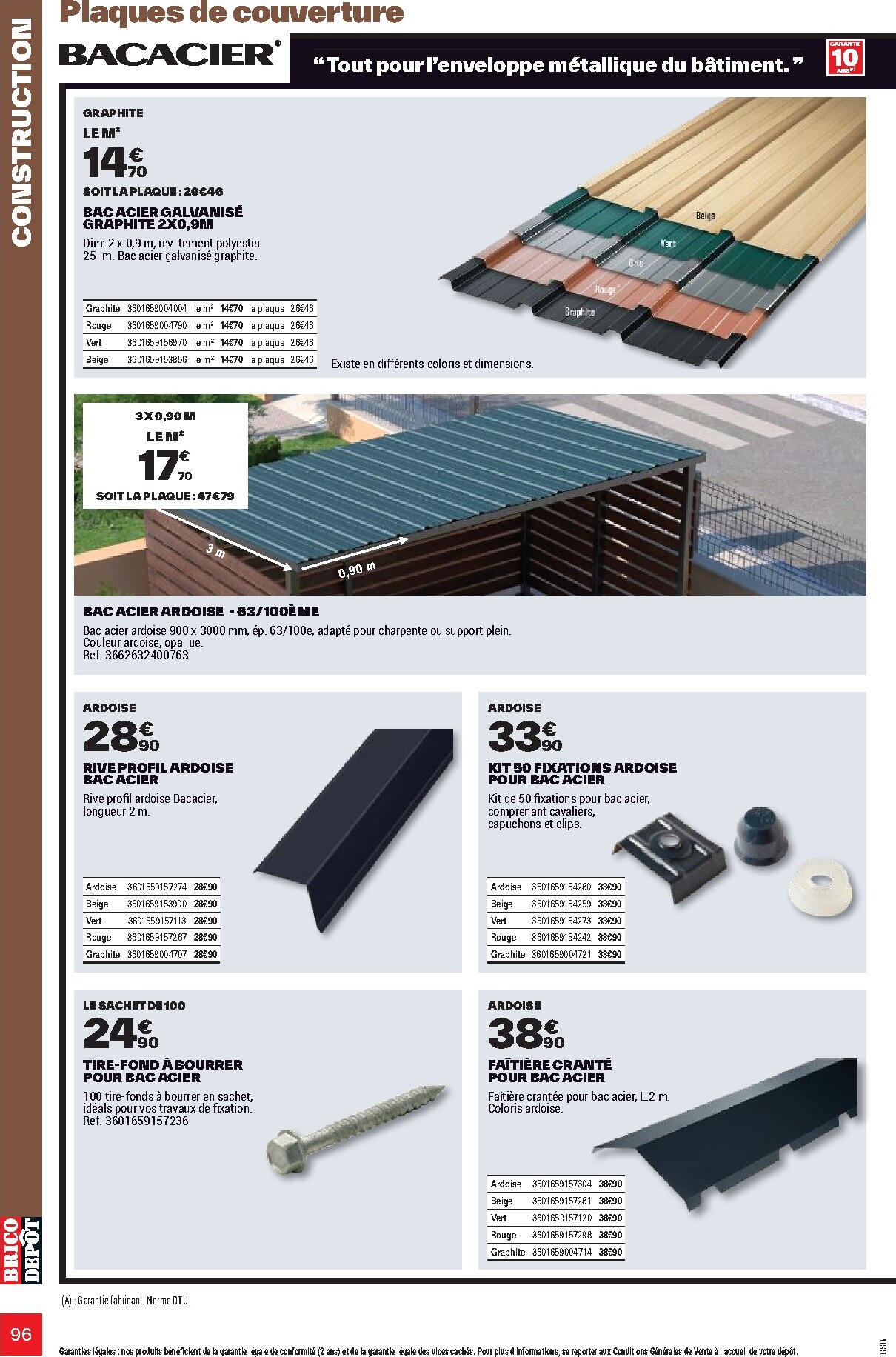 brico-depot - Current Brico Dépôt leaflet valid from de jeudi 26/03/2026 to du vendredi 12/06/2026 - page: 96