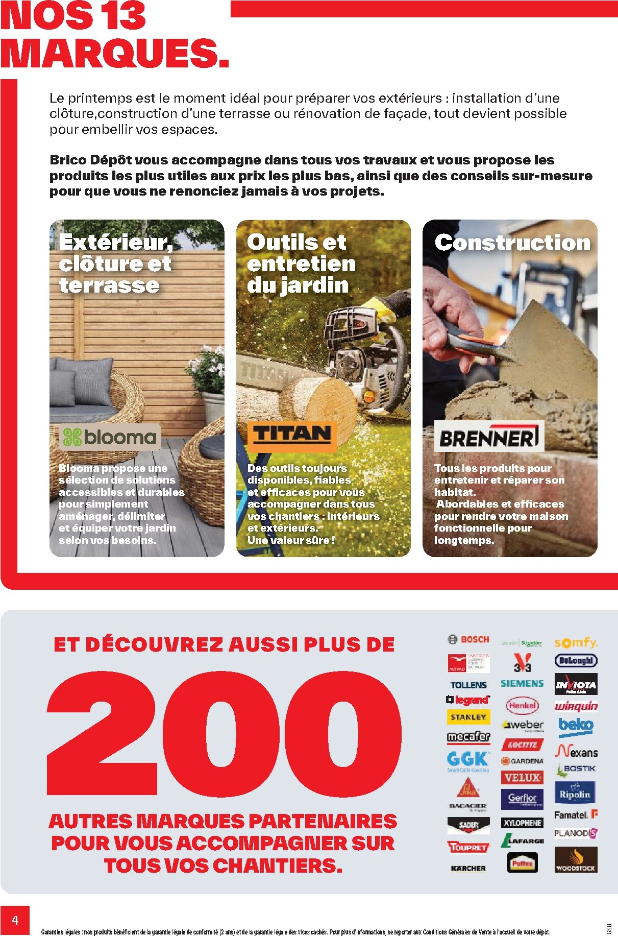 brico-depot - Current Brico Dépôt leaflet valid from de jeudi 26/03/2026 to du vendredi 12/06/2026 - page: 4