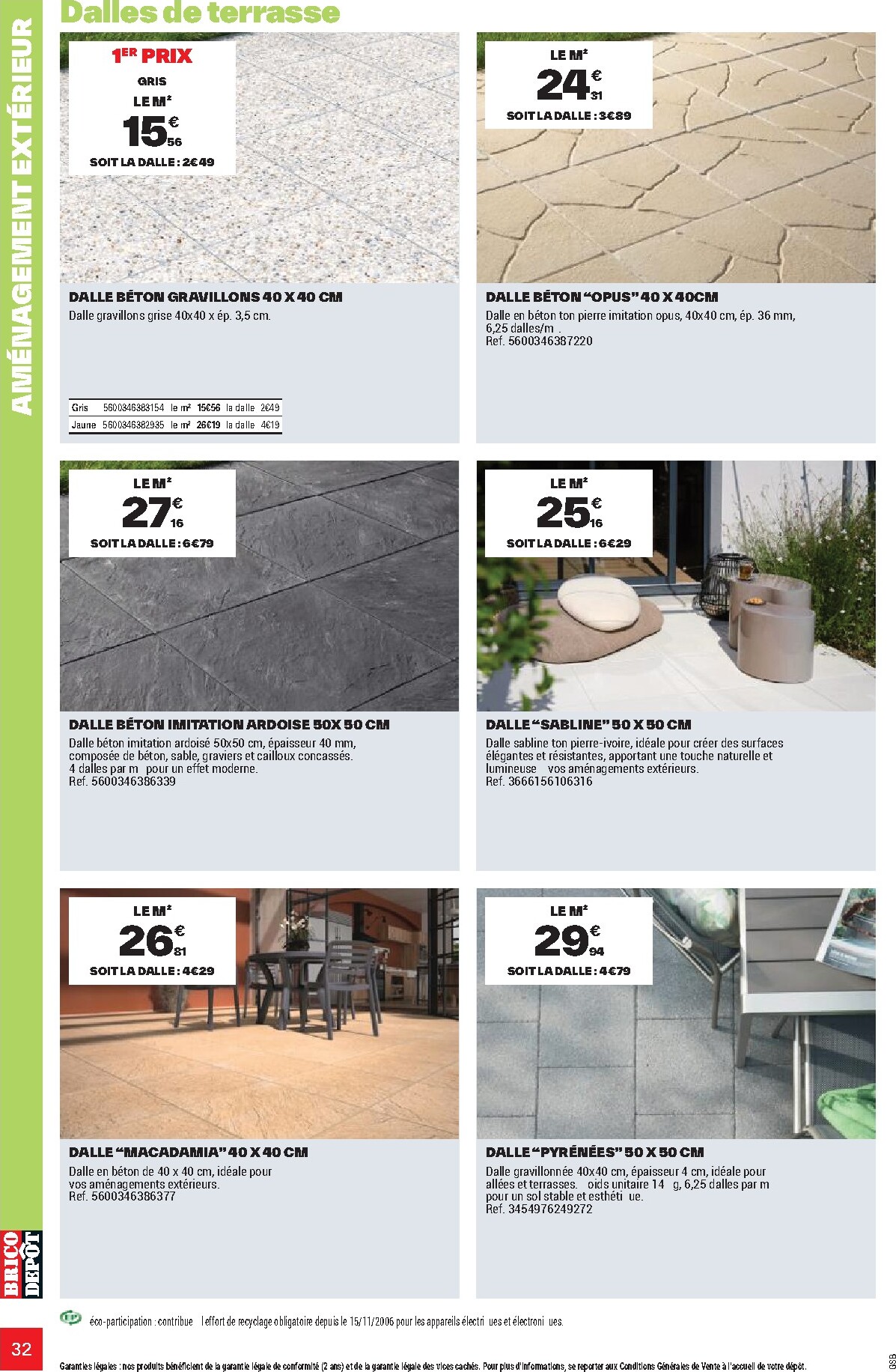 brico-depot - Current Brico Dépôt leaflet valid from de jeudi 26/03/2026 to du vendredi 12/06/2026 - page: 32