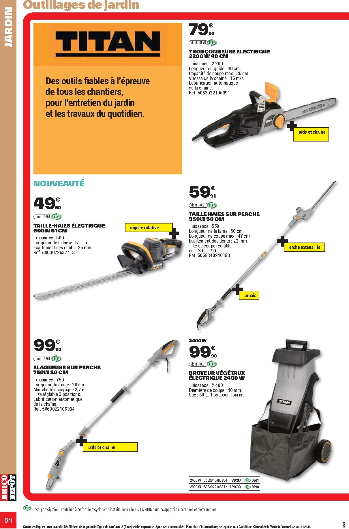brico-depot - Current Brico Dépôt leaflet valid from de jeudi 26/03/2026 to du vendredi 12/06/2026 - page: 64