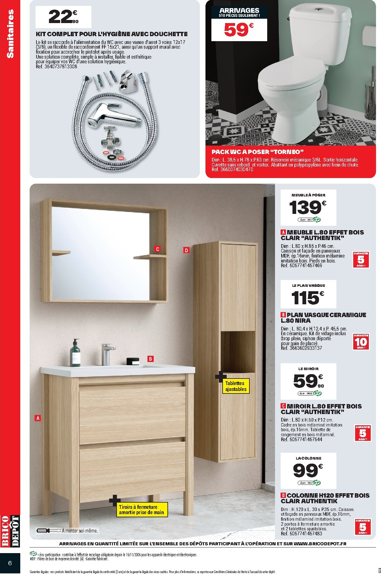 brico-depot - Current Brico Dépôt leaflet valid from du vendredi 05/06/2026 to de jeudi 18/06/2026 - page: 6