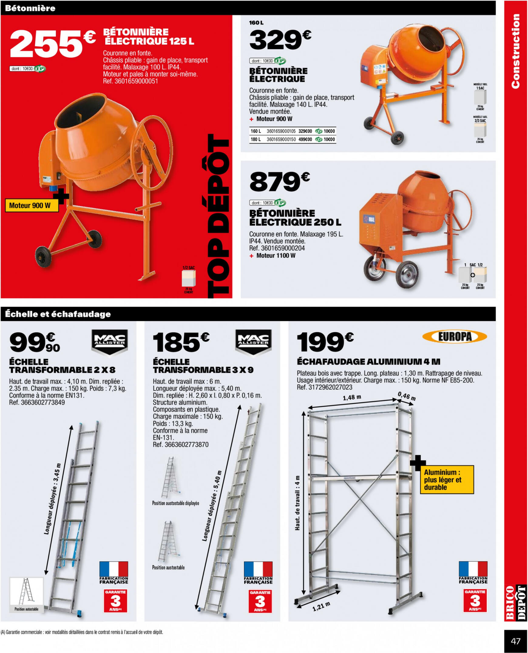 brico-depot - Prospectus Brico Depot - J'aménage mon extérieur actuel 12.04. - 30.05. - page: 47