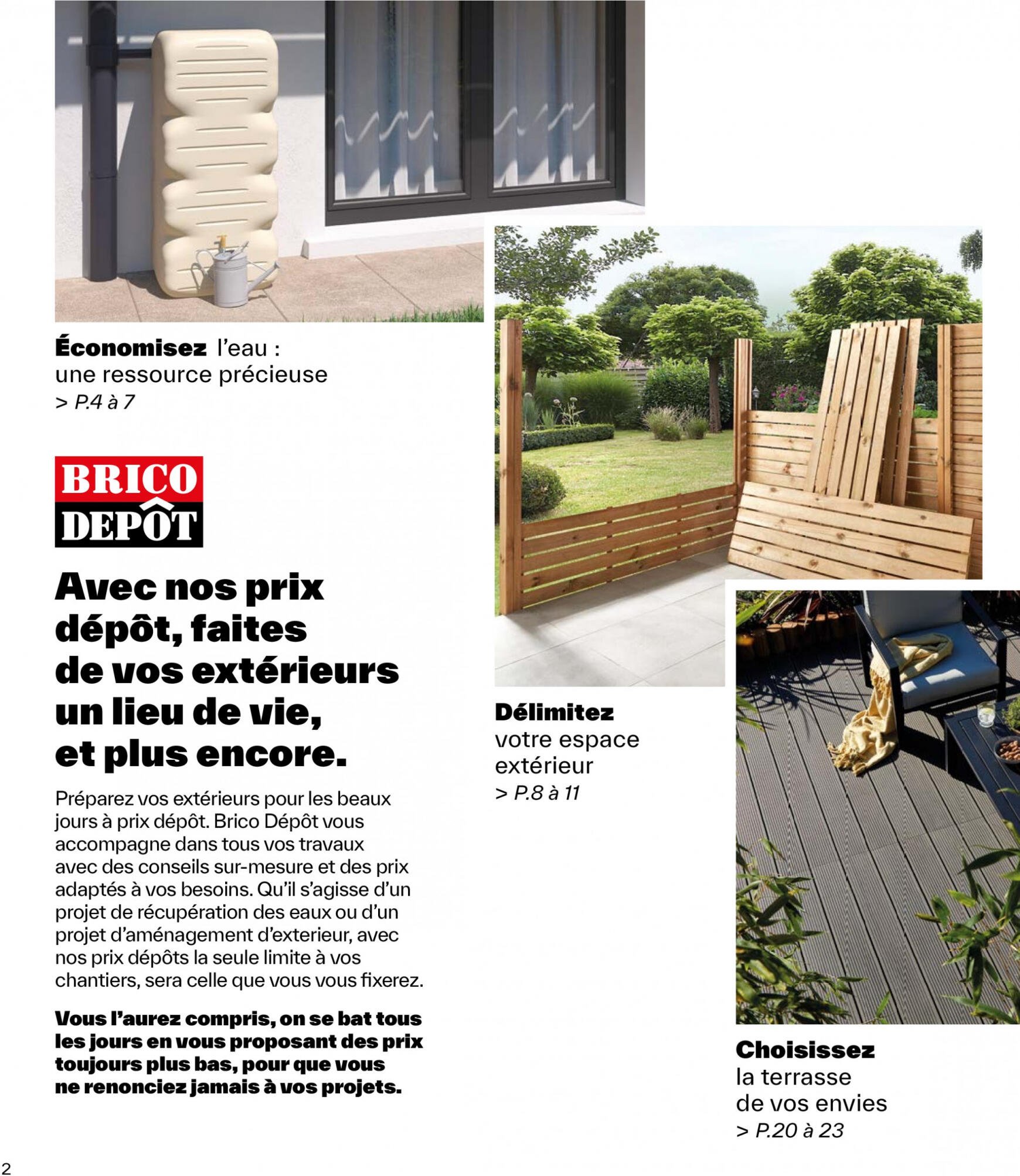 brico-depot - Prospectus Brico Depot - J'aménage mon extérieur actuel 12.04. - 30.05. - page: 2