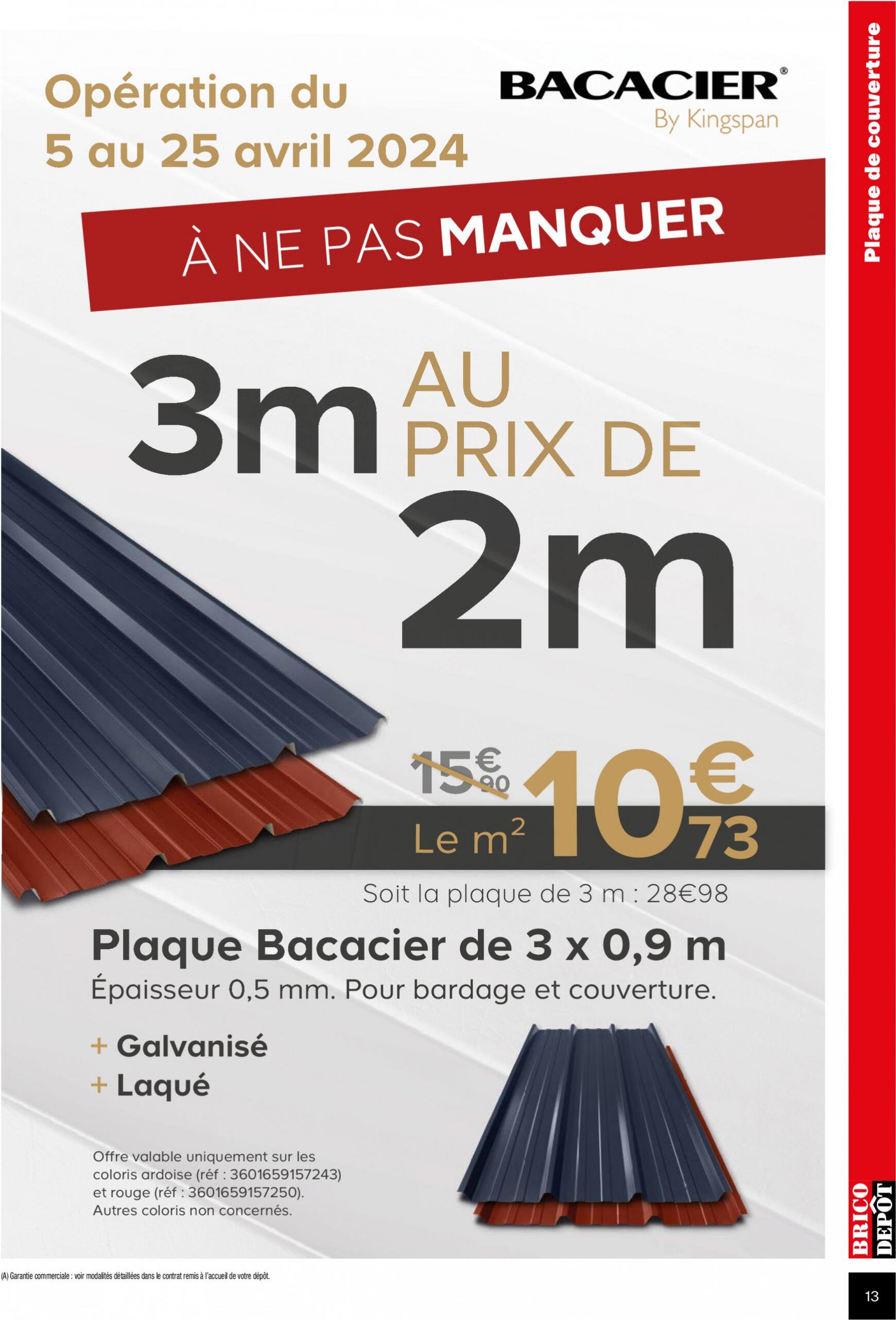 brico-depot - Prospectus Brico Depot - PRIX DÉPÔT actuel 05.04. - 11.04. - page: 13