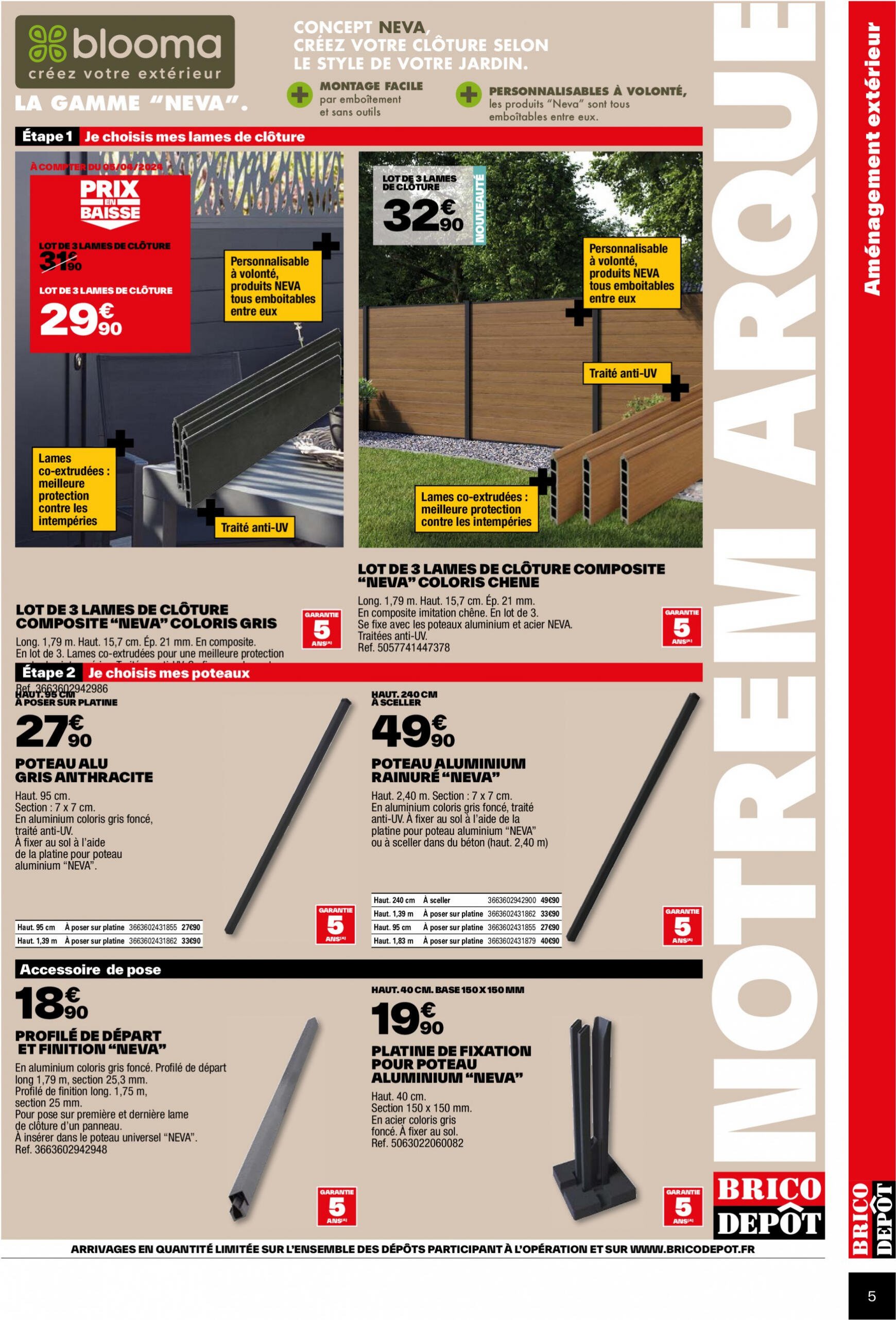 brico-depot - Prospectus Brico Depot - PRIX DÉPÔT actuel 05.04. - 11.04. - page: 5