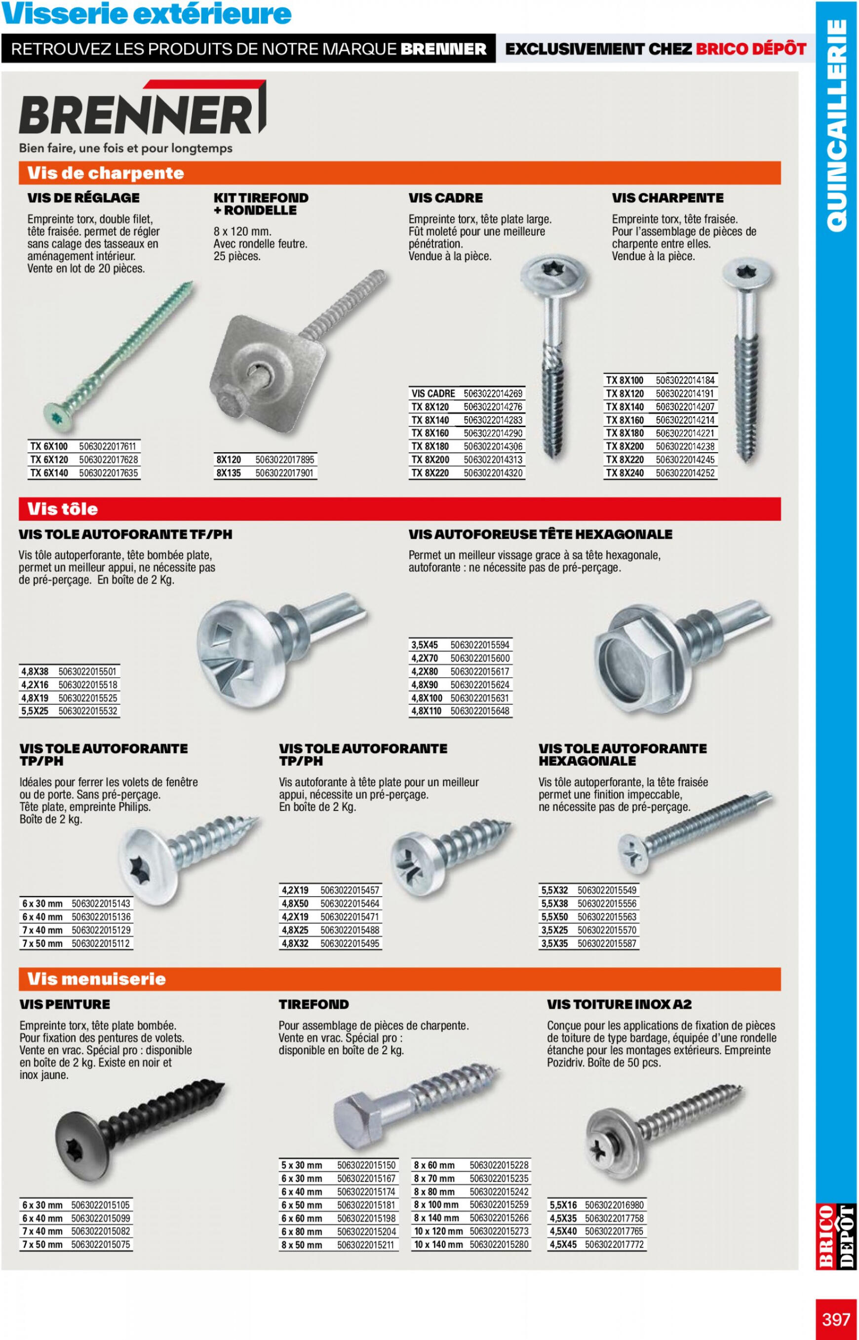 brico-depot - Prospectus Brico Depot - L'Officiel du bricolage 2024 actuel 12.04. - 31.12. - page: 397