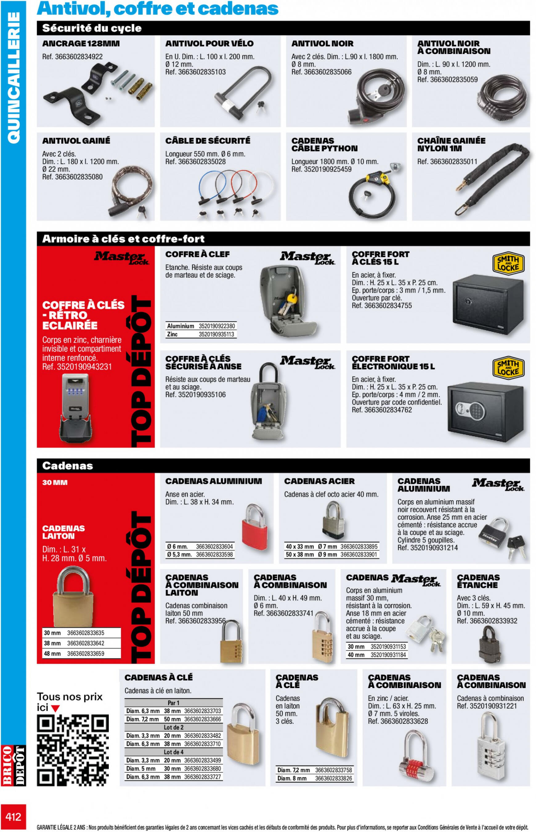 brico-depot - Prospectus Brico Depot - L'Officiel du bricolage 2024 actuel 12.04. - 31.12. - page: 412