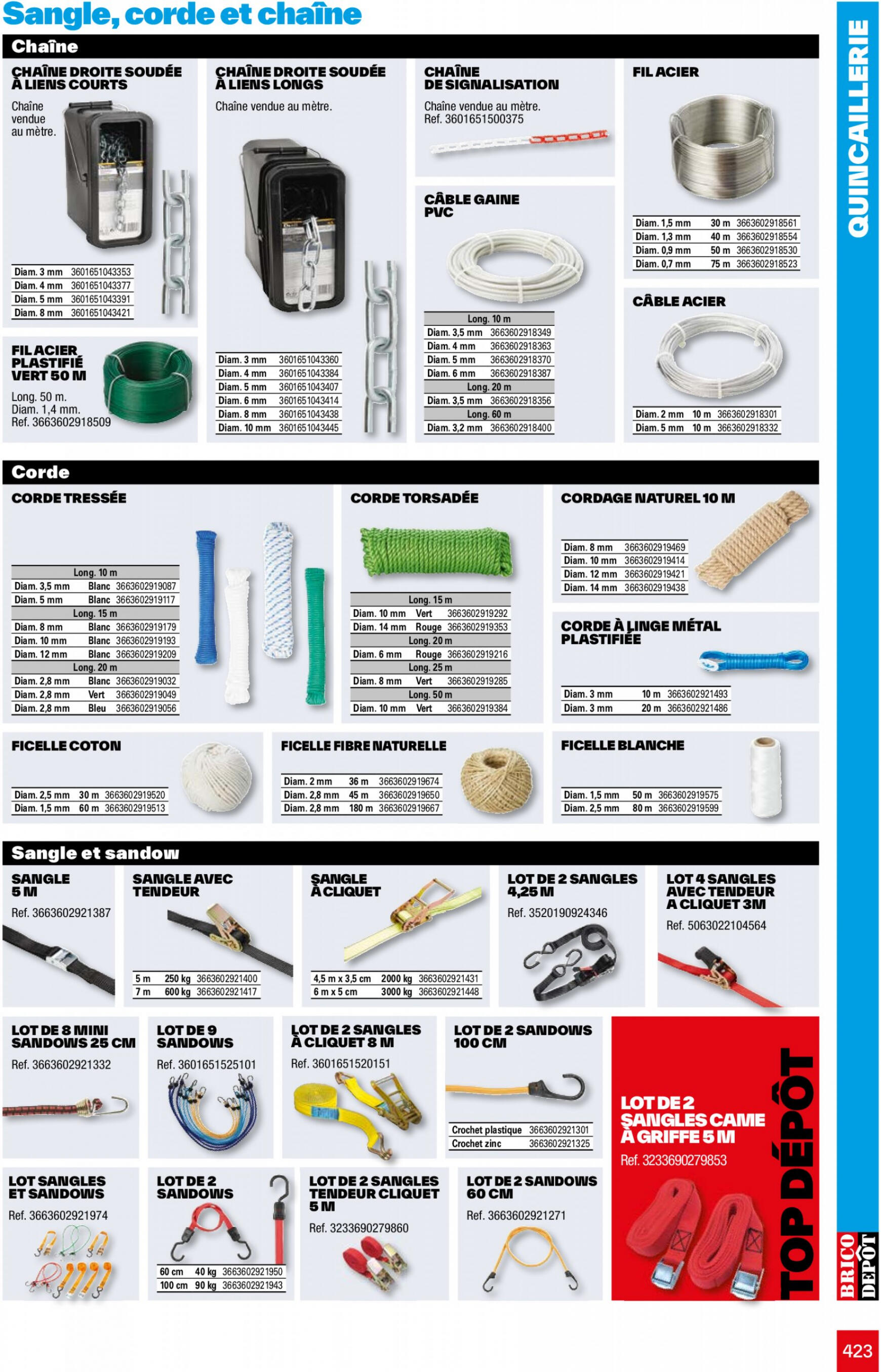 brico-depot - Prospectus Brico Depot - L'Officiel du bricolage 2024 actuel 12.04. - 31.12. - page: 423