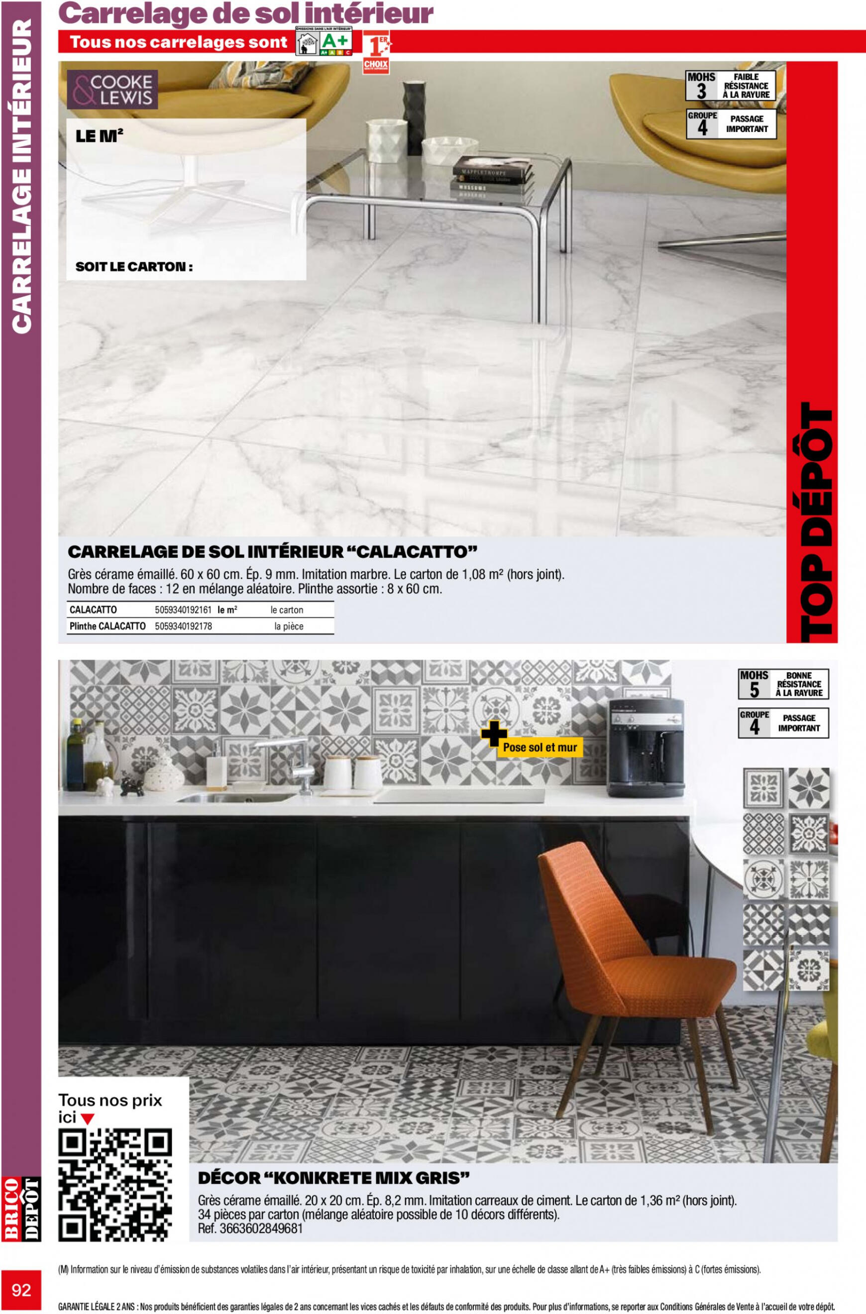 brico-depot - Prospectus Brico Depot - L'Officiel du bricolage 2024 actuel 12.04. - 31.12. - page: 92