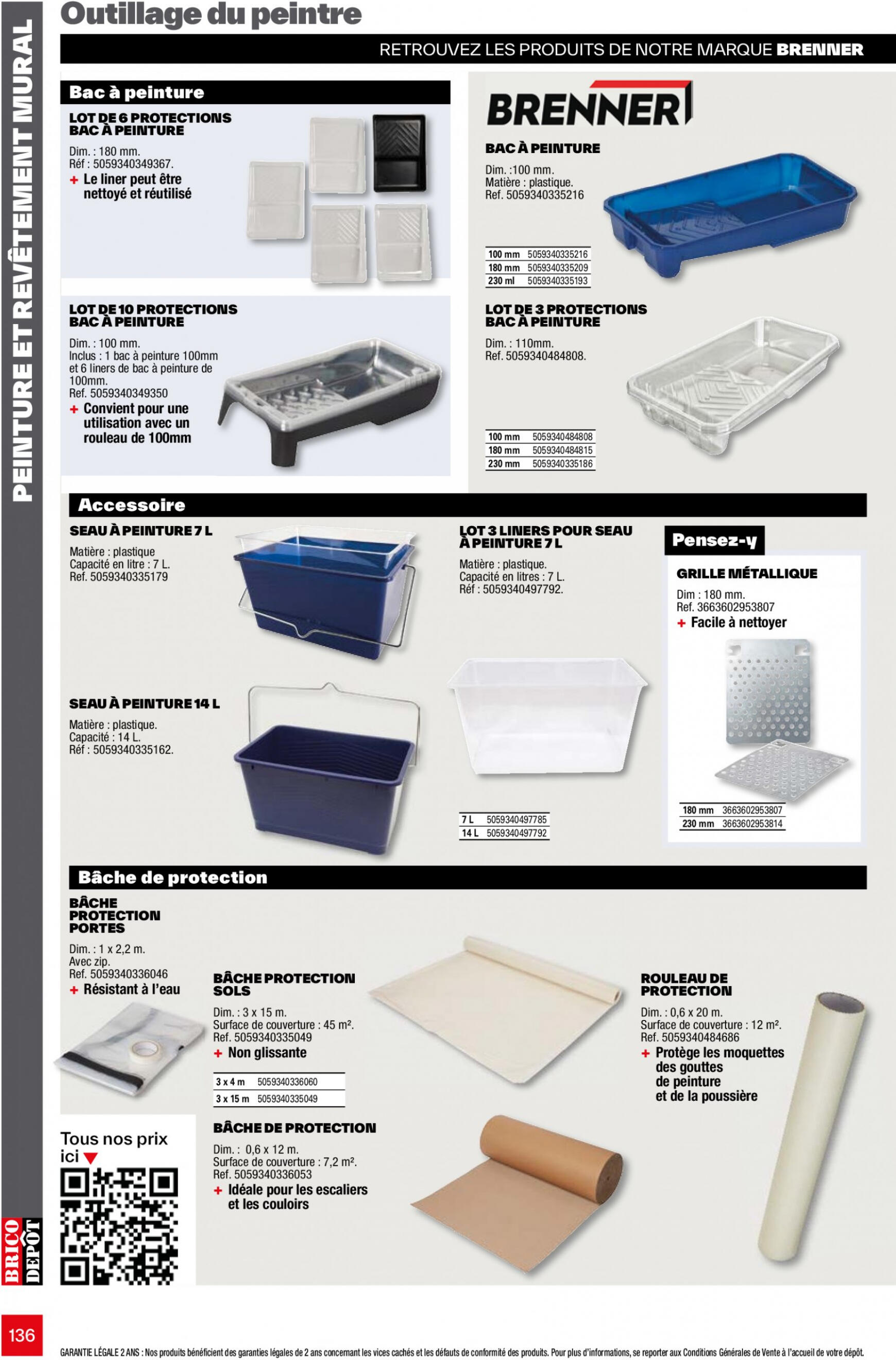 brico-depot - Prospectus Brico Depot - L'Officiel du bricolage 2024 actuel 12.04. - 31.12. - page: 136