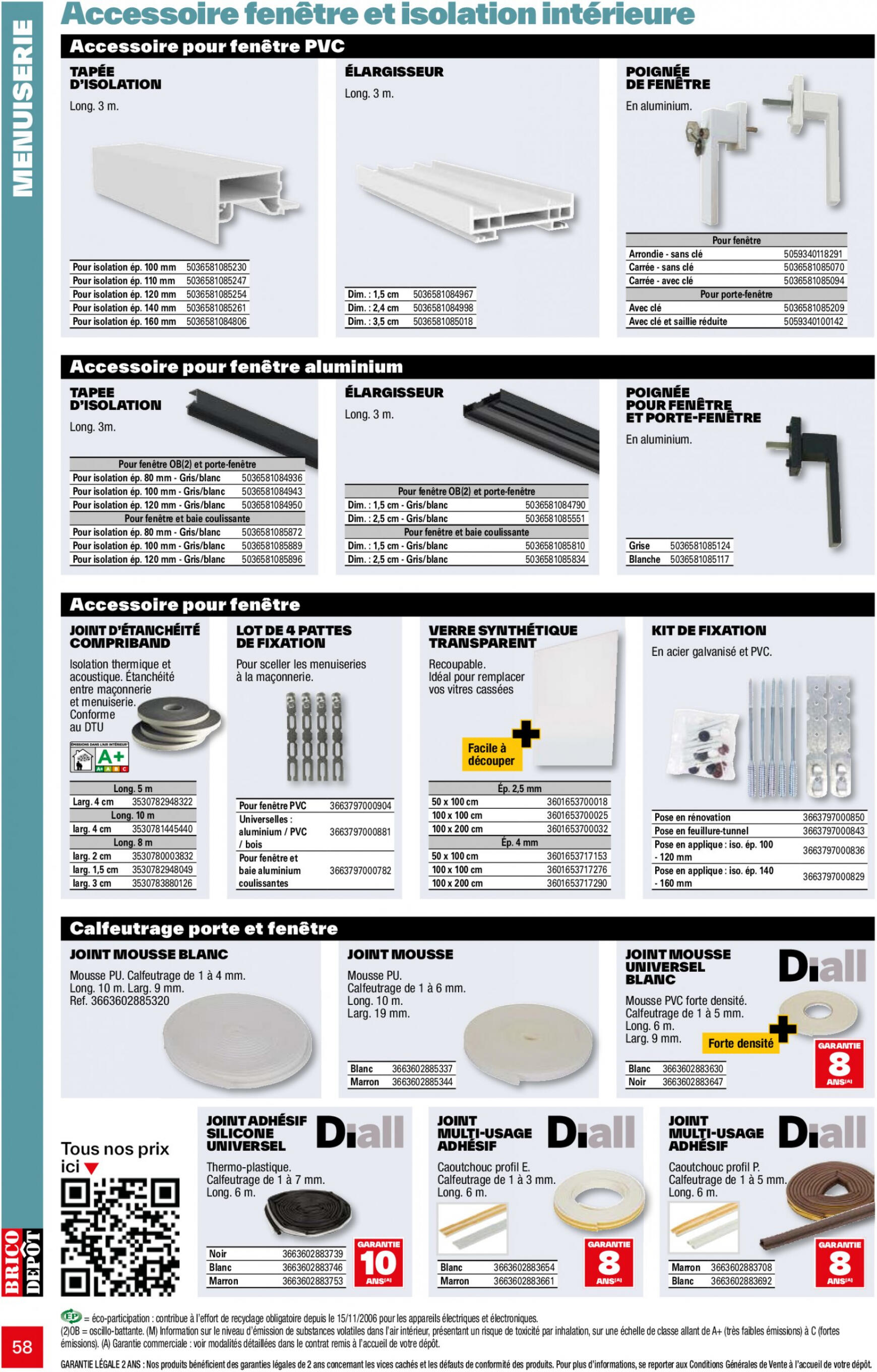 brico-depot - Prospectus Brico Depot - L'Officiel du bricolage 2024 actuel 12.04. - 31.12. - page: 58