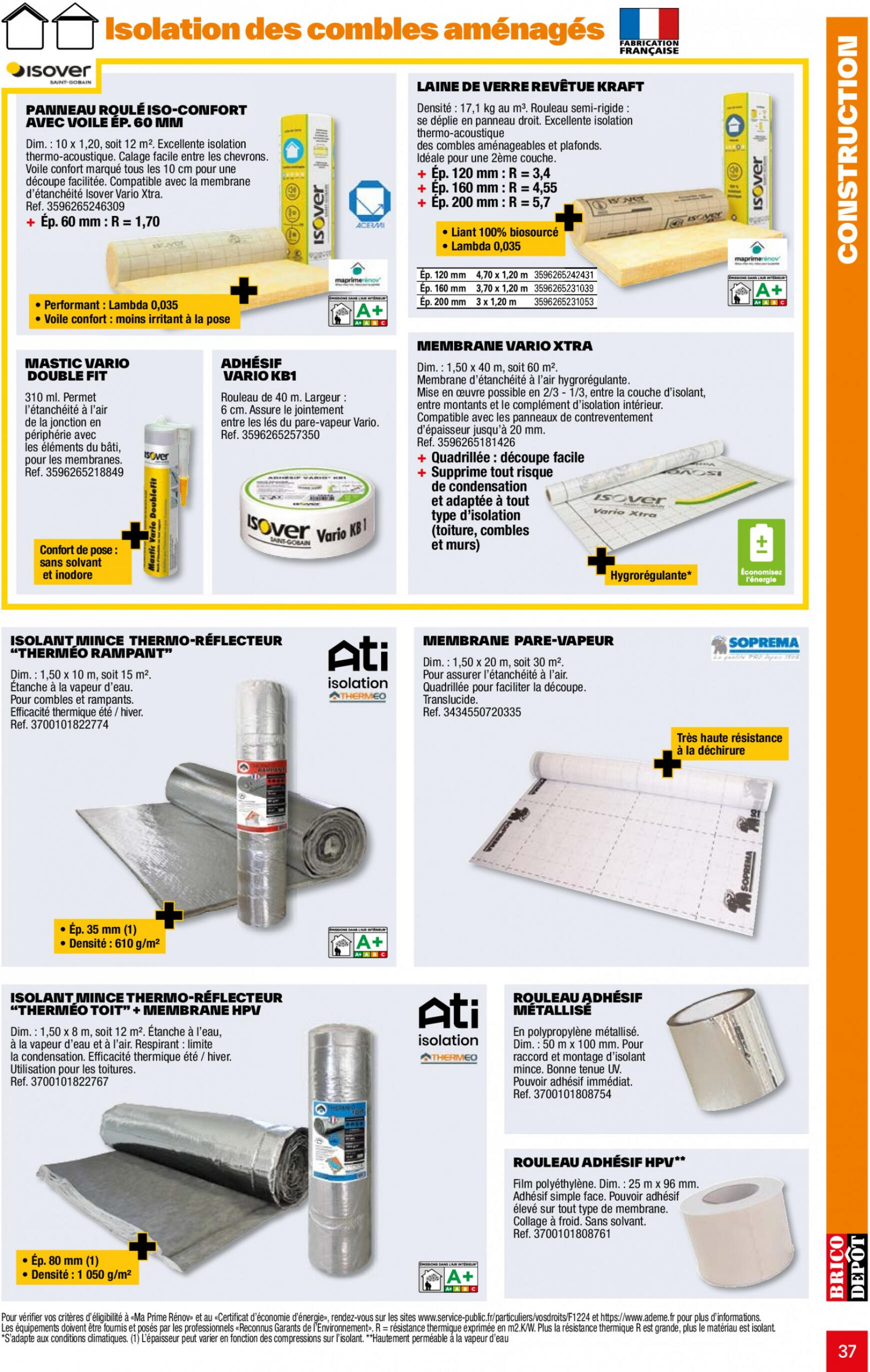 brico-depot - Prospectus Brico Depot - L'Officiel du bricolage 2024 actuel 12.04. - 31.12. - page: 37