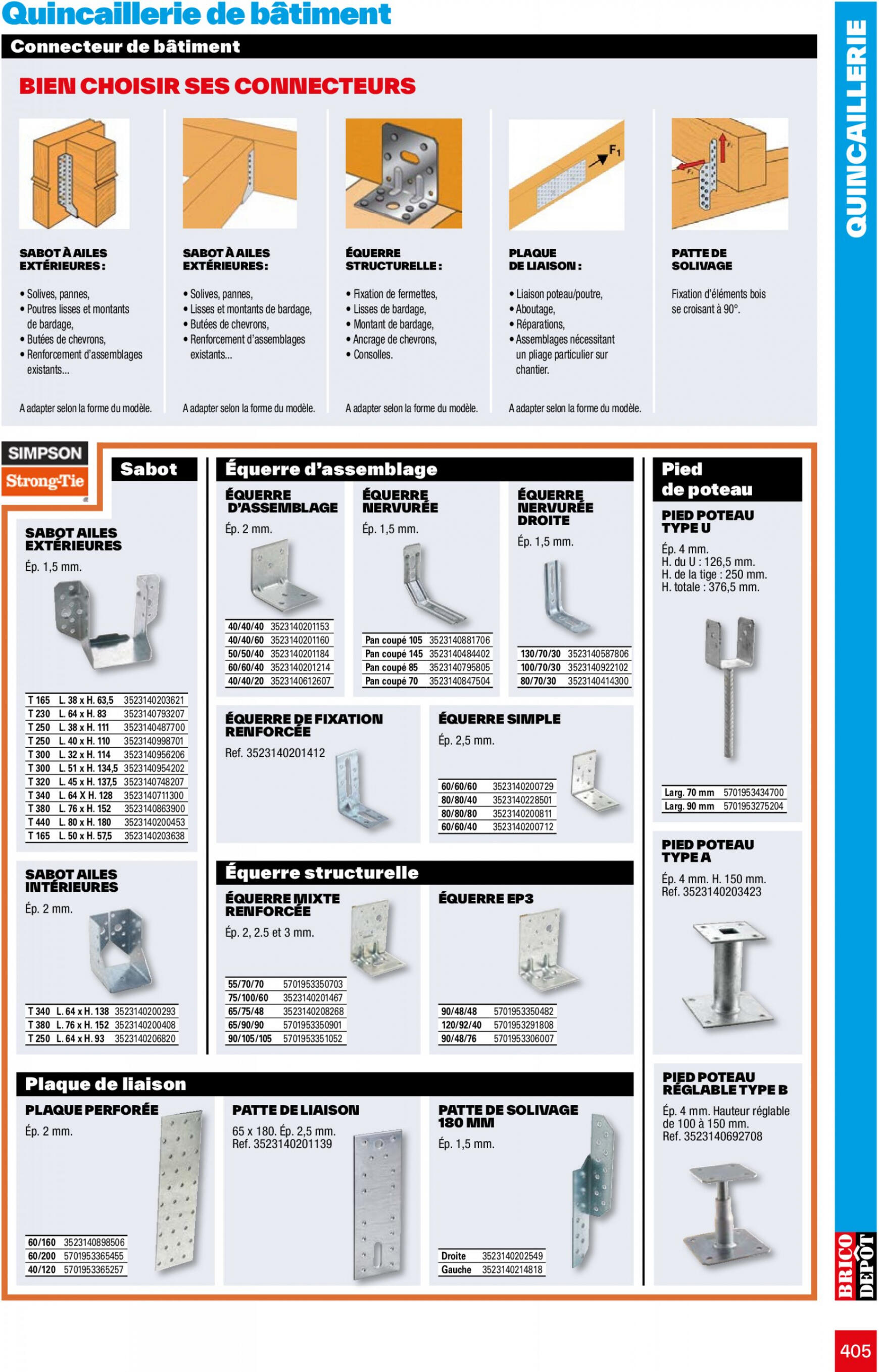 brico-depot - Prospectus Brico Depot - L'Officiel du bricolage 2024 actuel 12.04. - 31.12. - page: 405