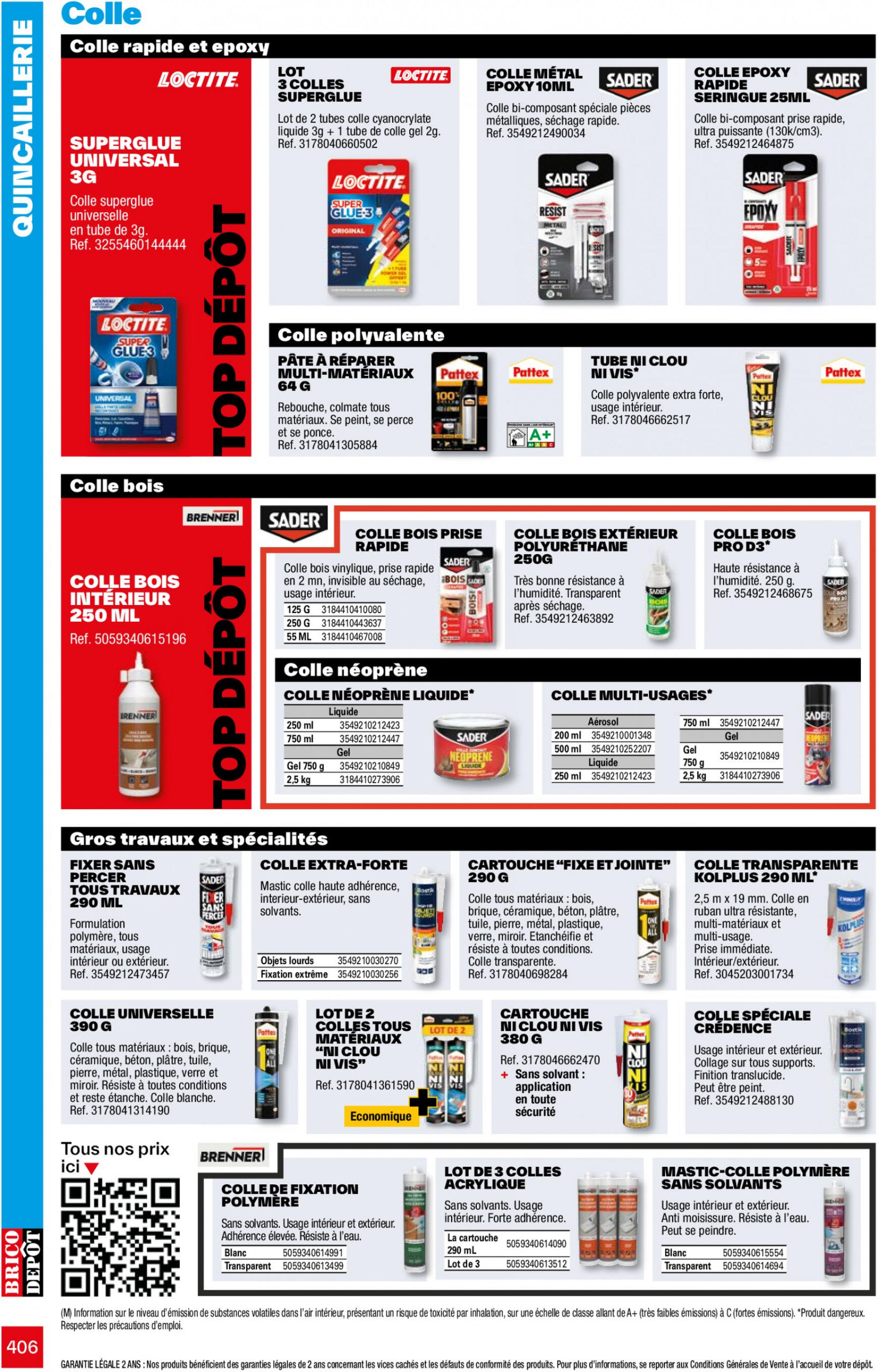 brico-depot - Prospectus Brico Depot - L'Officiel du bricolage 2024 actuel 12.04. - 31.12. - page: 406