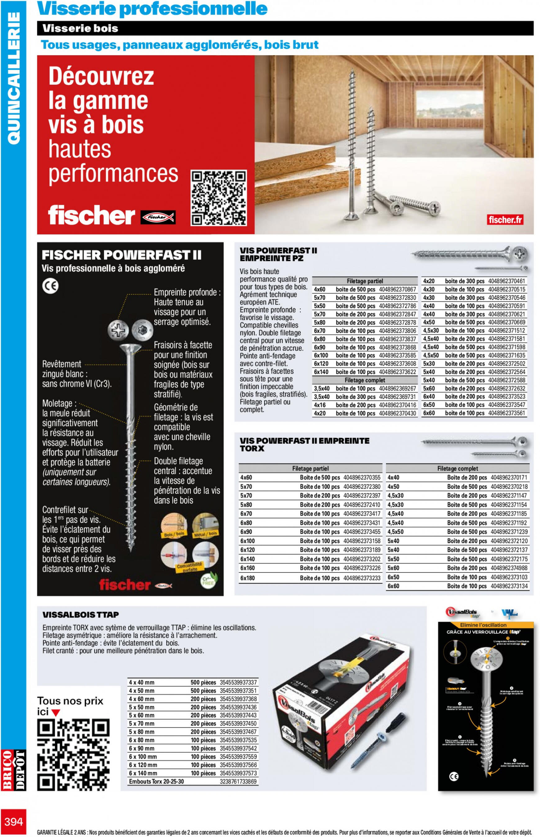 brico-depot - Prospectus Brico Depot - L'Officiel du bricolage 2024 actuel 12.04. - 31.12. - page: 394