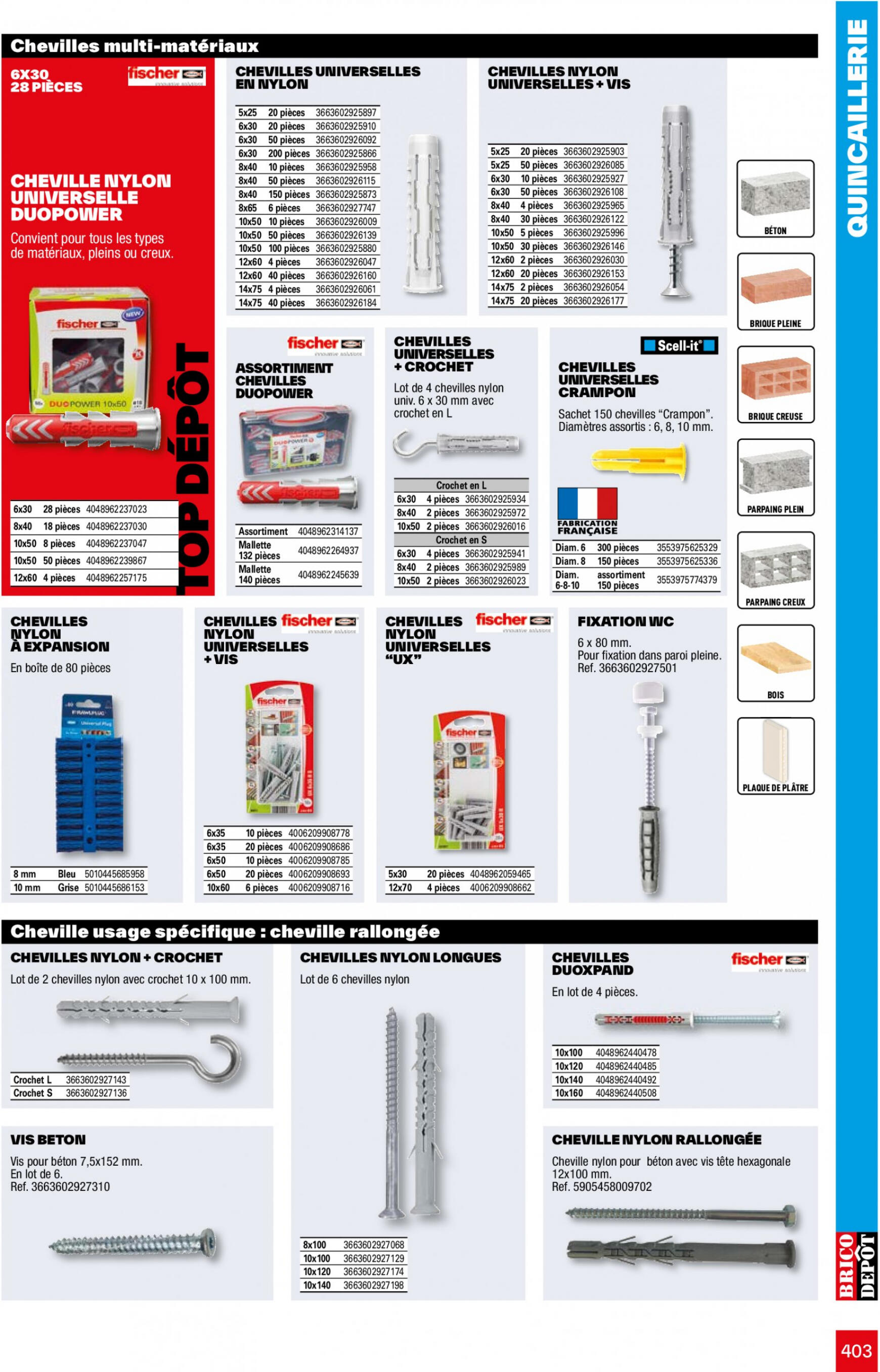 brico-depot - Prospectus Brico Depot - L'Officiel du bricolage 2024 actuel 12.04. - 31.12. - page: 403