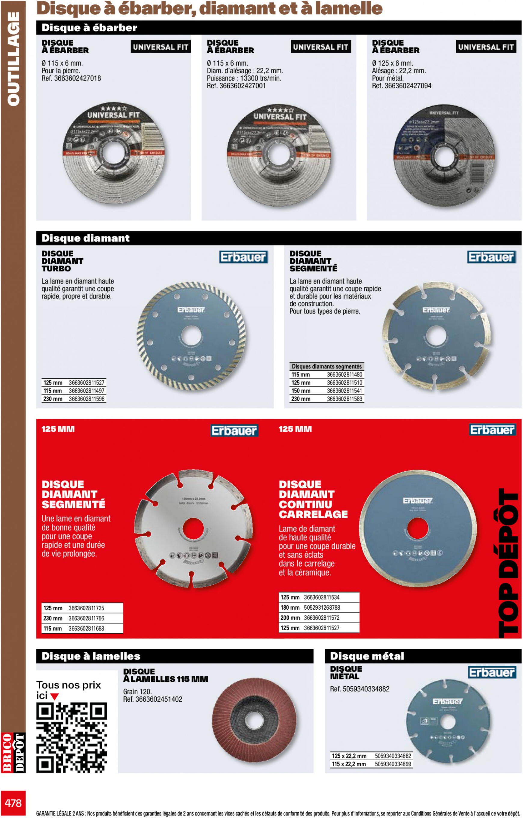 brico-depot - Prospectus Brico Depot - L'Officiel du bricolage 2024 actuel 12.04. - 31.12. - page: 478