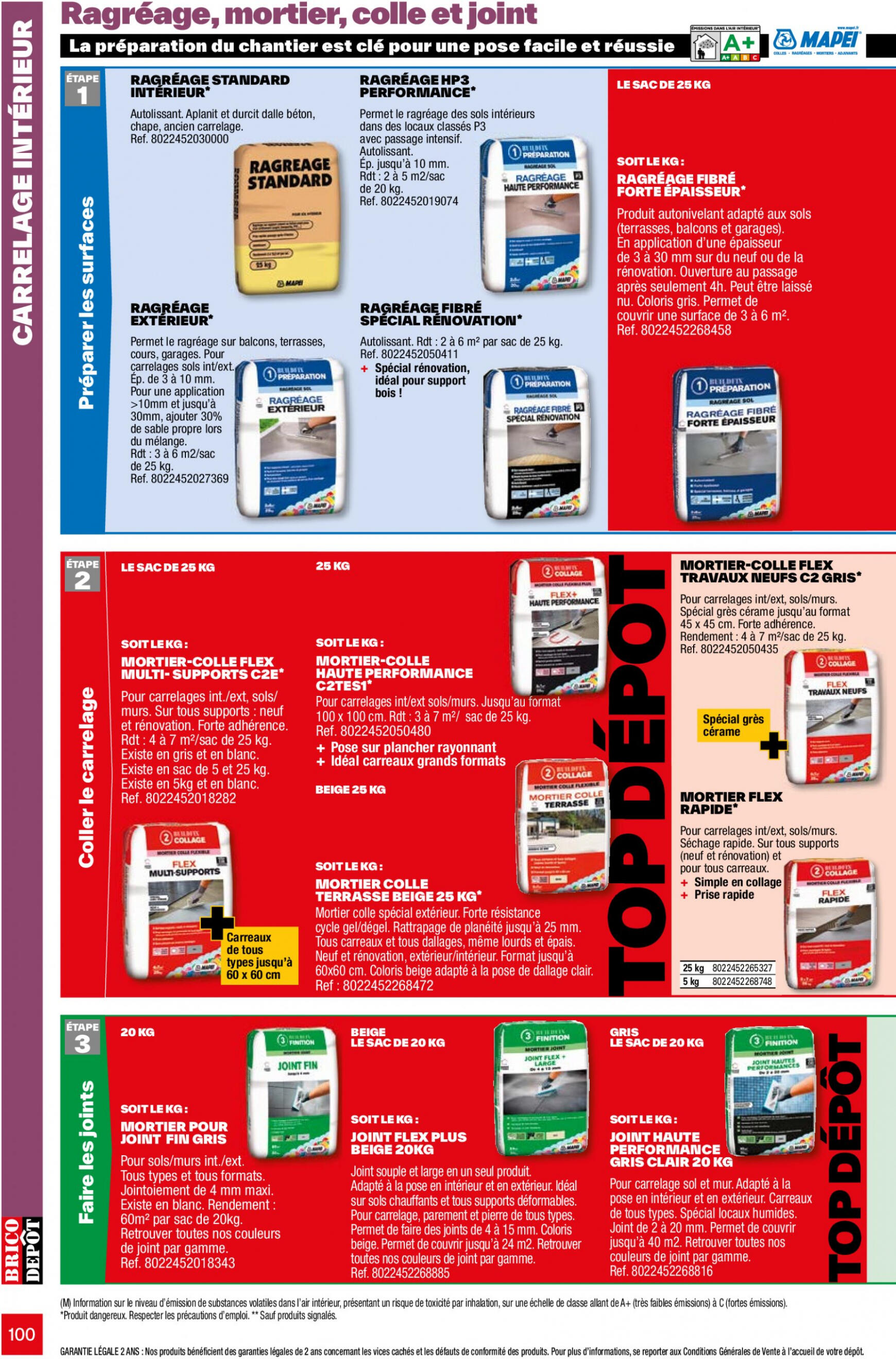 brico-depot - Prospectus Brico Depot - L'Officiel du bricolage 2024 actuel 12.04. - 31.12. - page: 100