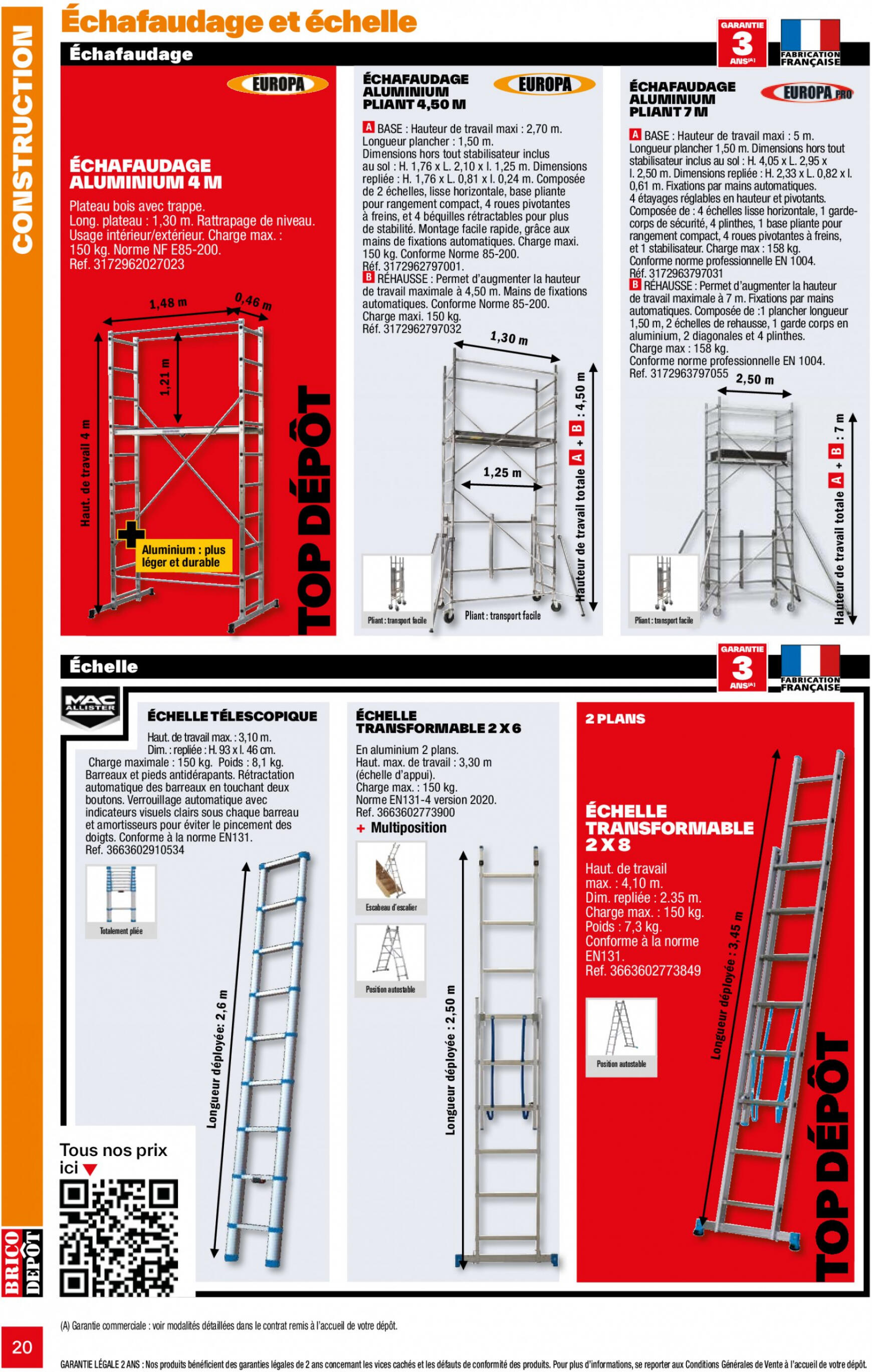 brico-depot - Prospectus Brico Depot - L'Officiel du bricolage 2024 actuel 12.04. - 31.12. - page: 20