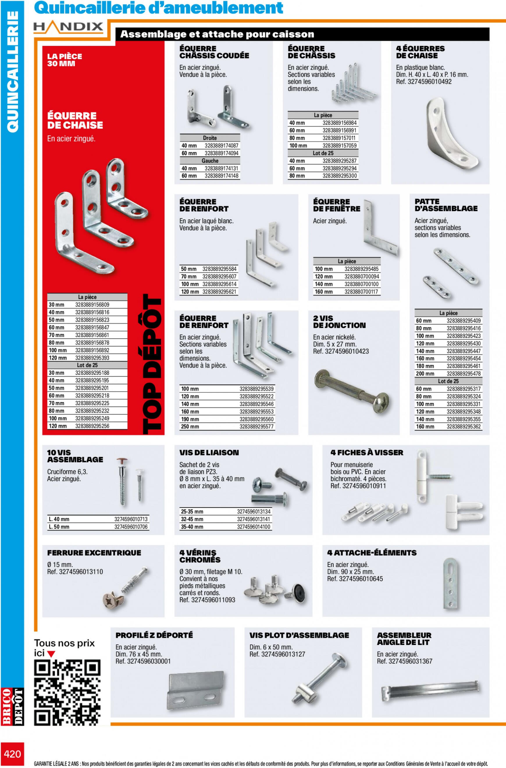 brico-depot - Prospectus Brico Depot - L'Officiel du bricolage 2024 actuel 12.04. - 31.12. - page: 420