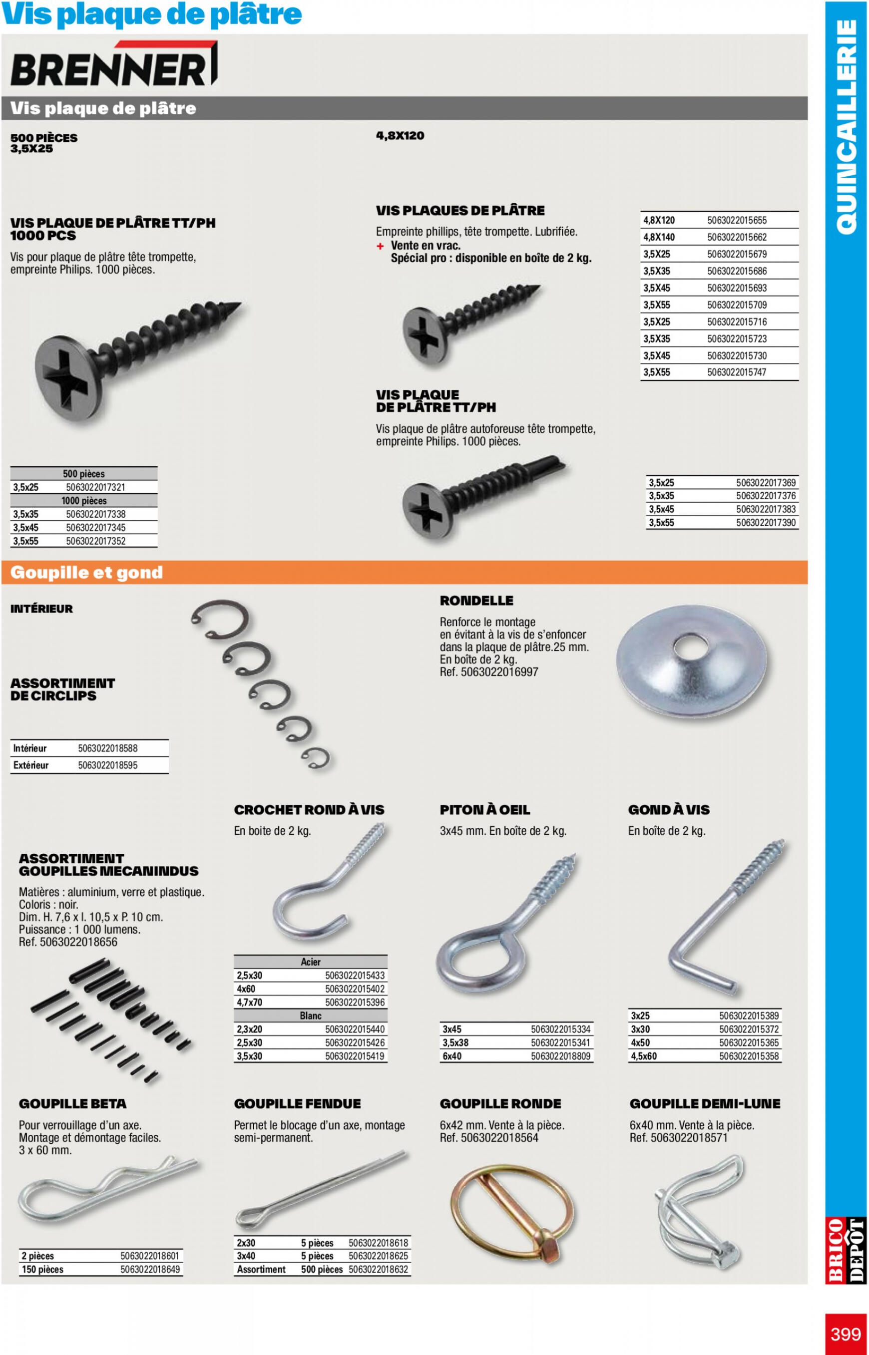 brico-depot - Prospectus Brico Depot - L'Officiel du bricolage 2024 actuel 12.04. - 31.12. - page: 399