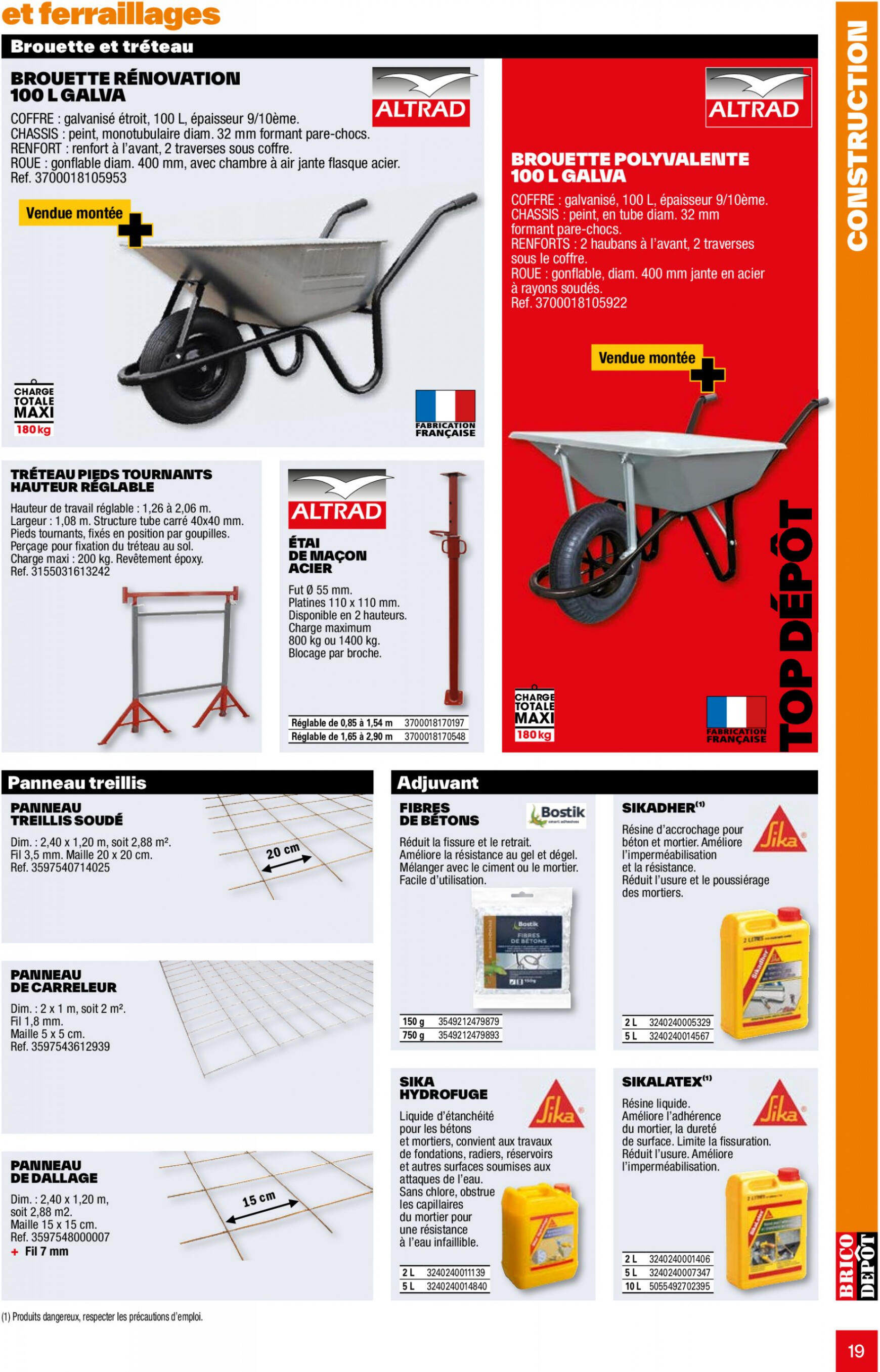 brico-depot - Prospectus Brico Depot - L'Officiel du bricolage 2024 actuel 12.04. - 31.12. - page: 19