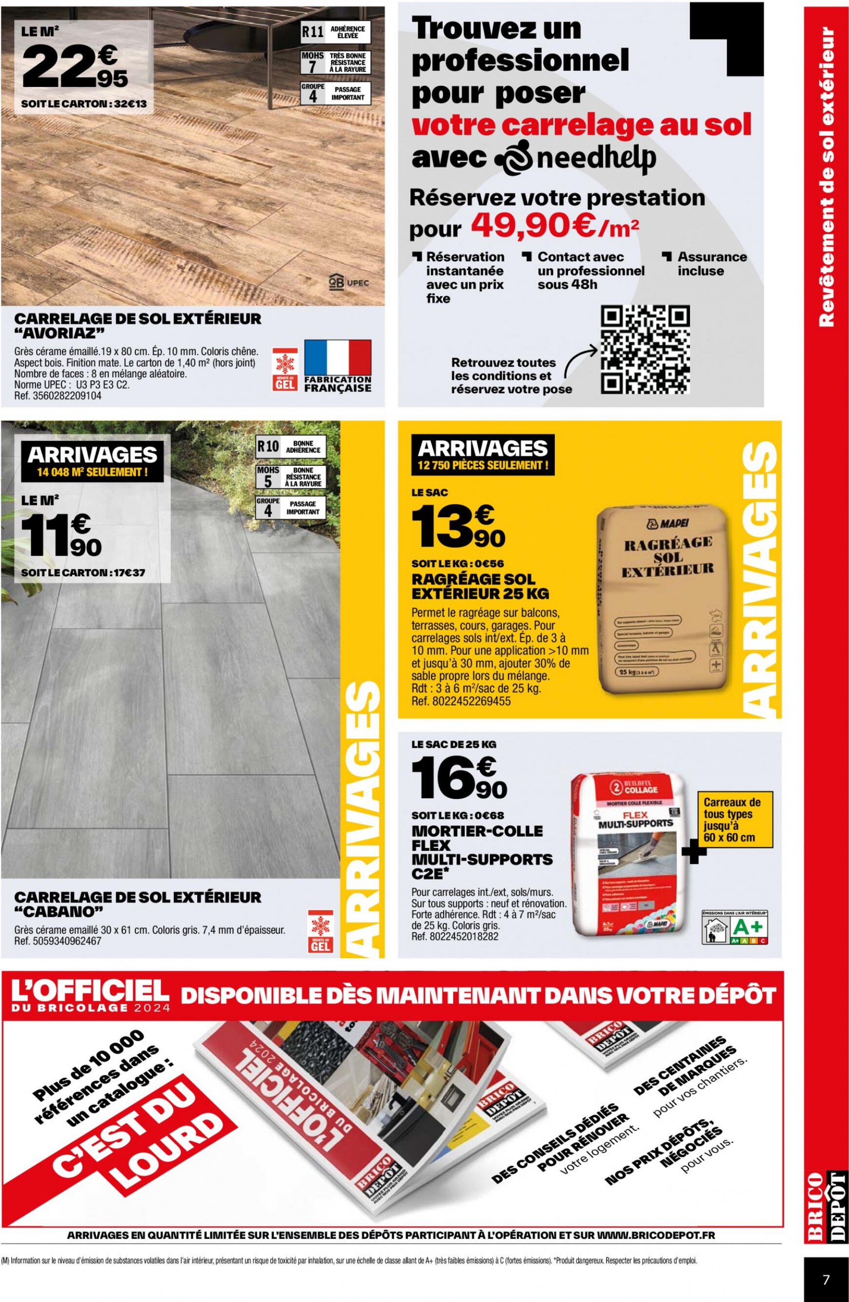 brico-depot - Prospectus Brico Depot - Prix Dépôt actuel 26.04. - 09.05. - page: 7