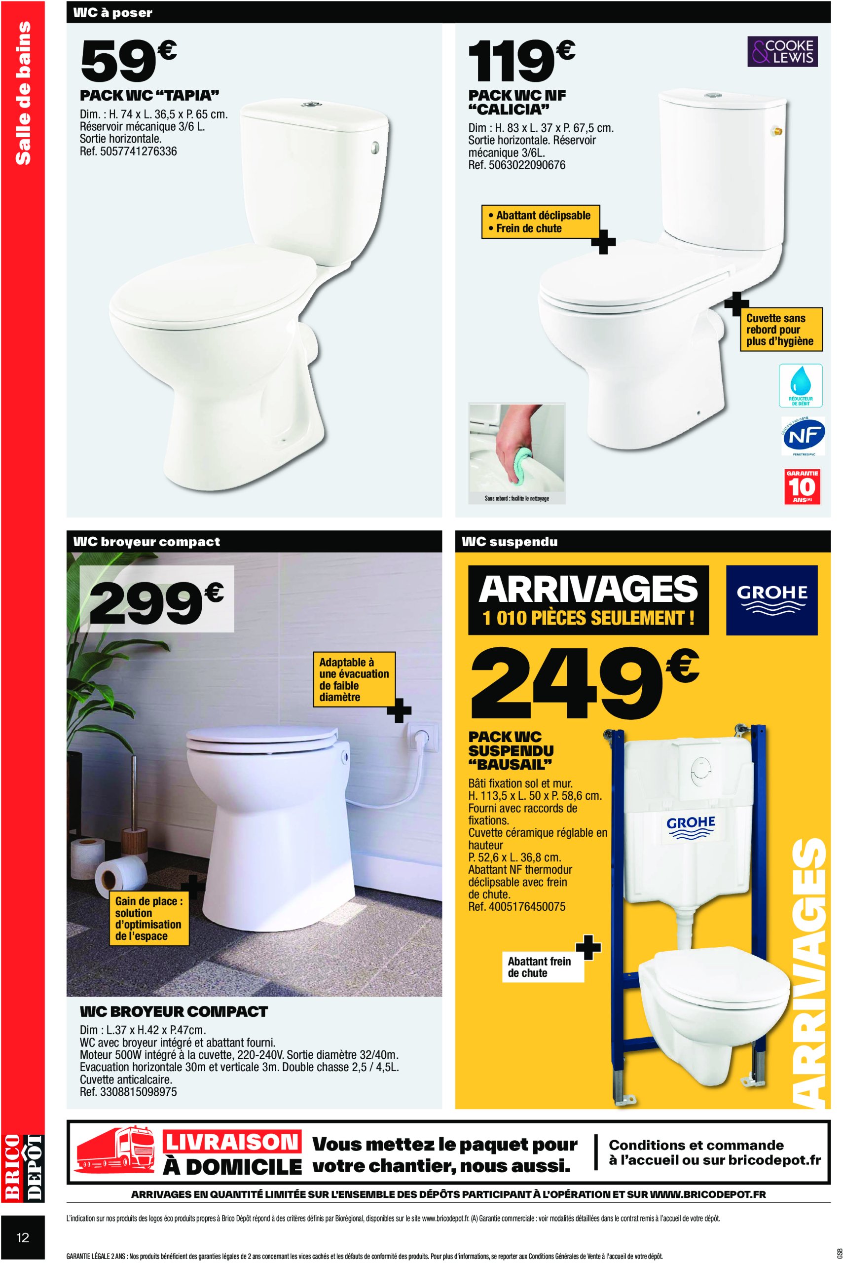 brico-depot - Catalogue Brico Depot valable dès 03/01 - 31/01 - page: 12