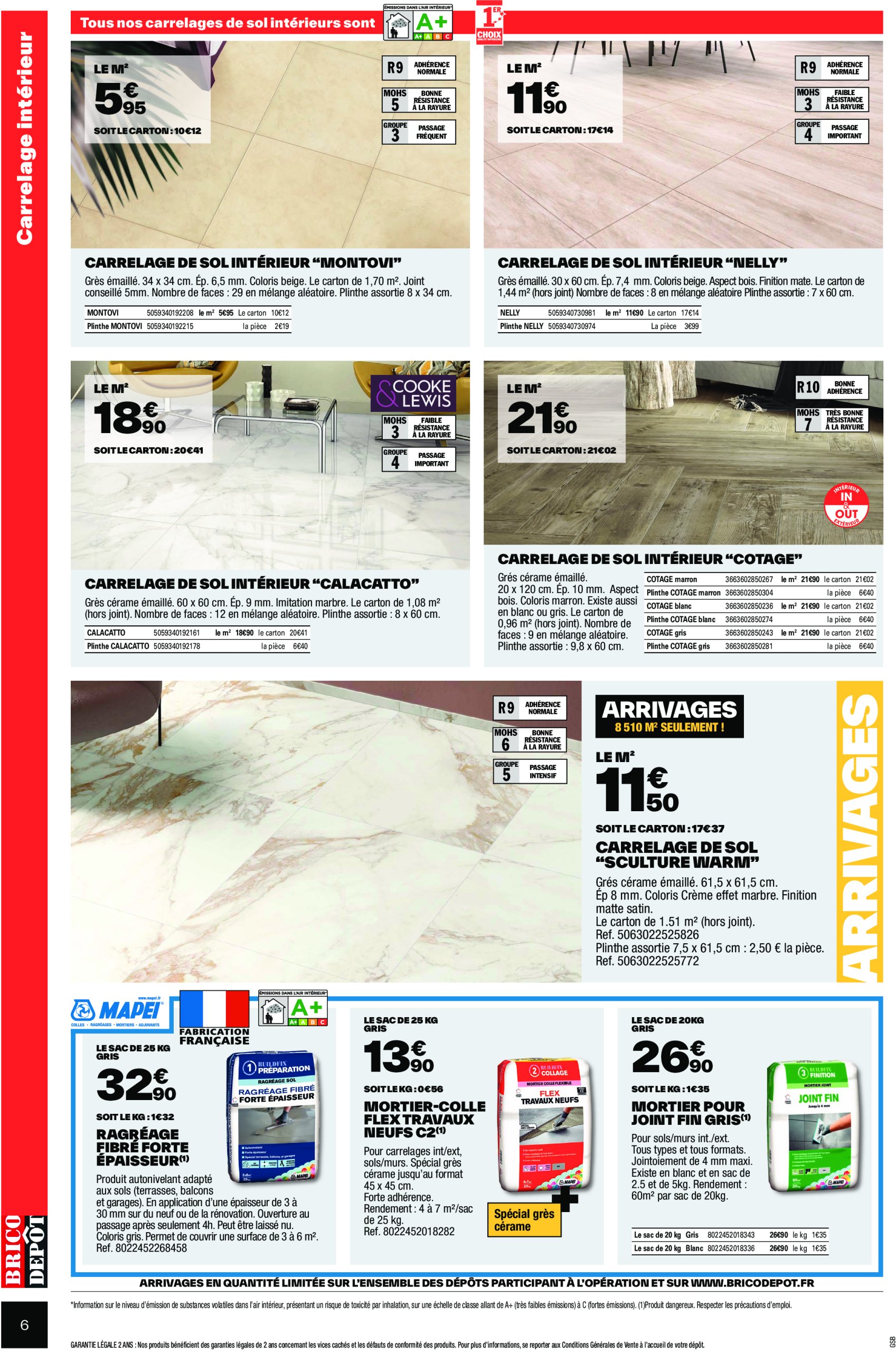 brico-depot - Catalogue Brico Depot valable dès 03/01 - 31/01 - page: 6