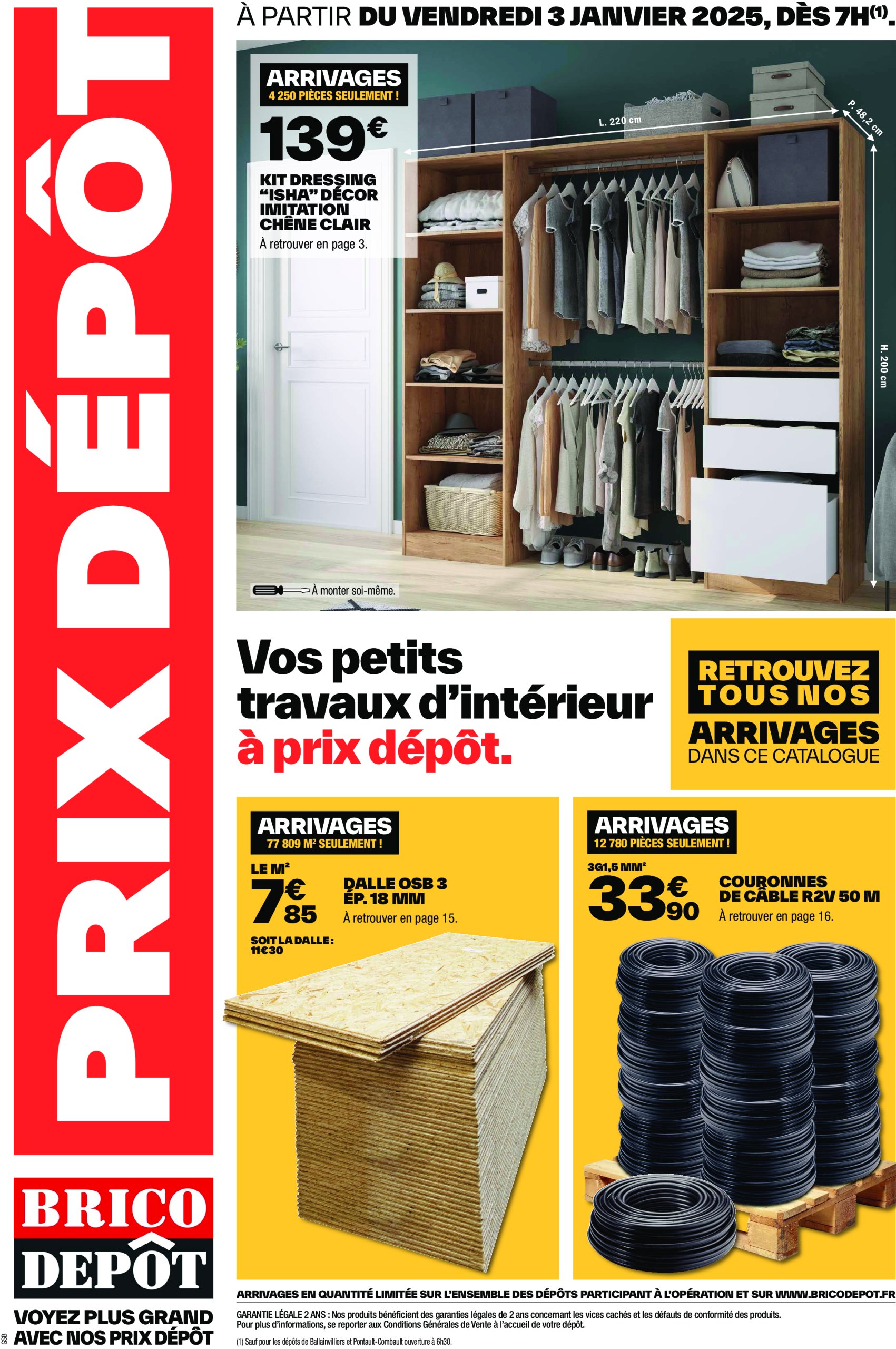 brico-depot - Catalogue Brico Depot valable dès 03/01 - 31/01 - page: 1