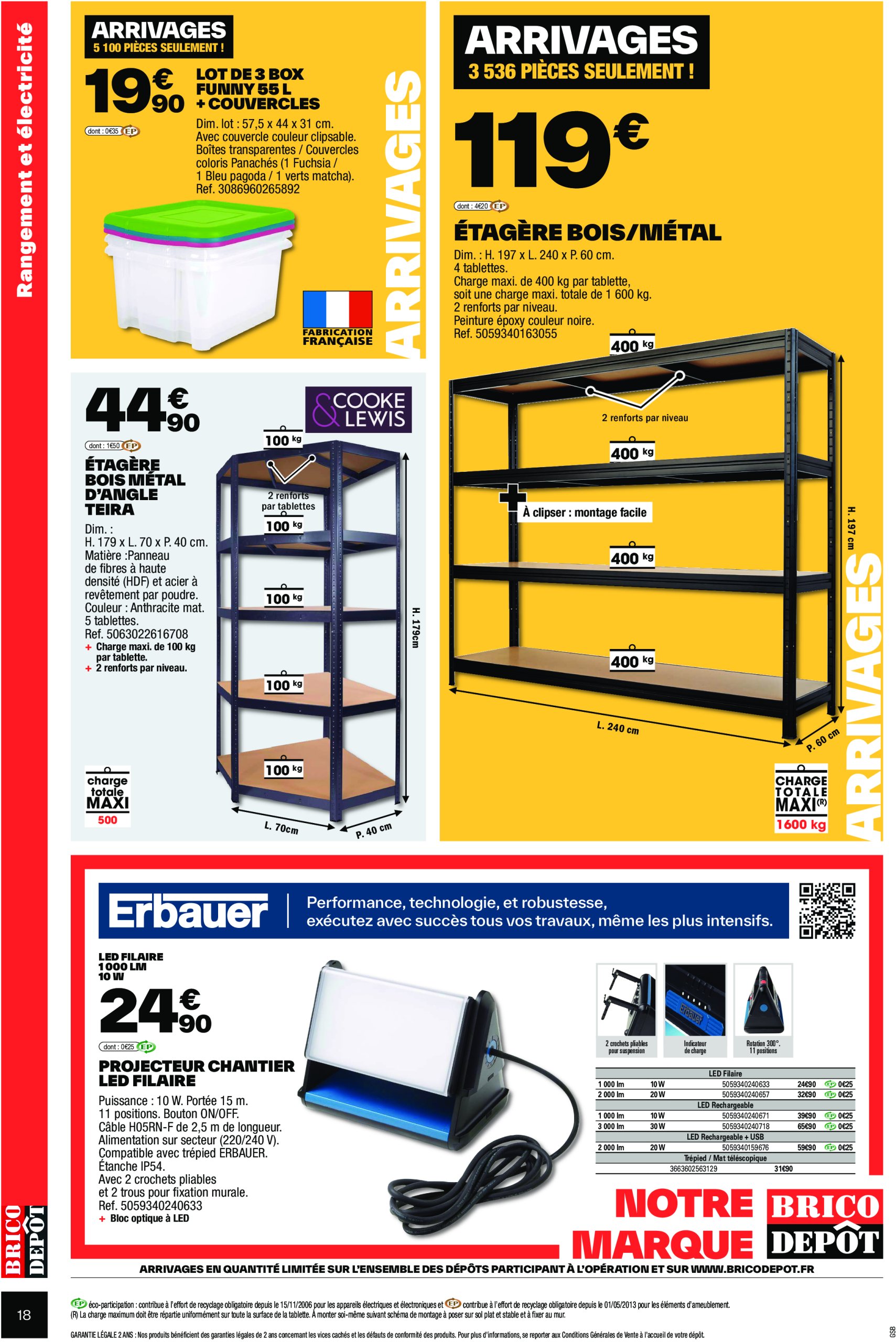 brico-depot - Catalogue Brico Depot valable dès 03/01 - 31/01 - page: 18