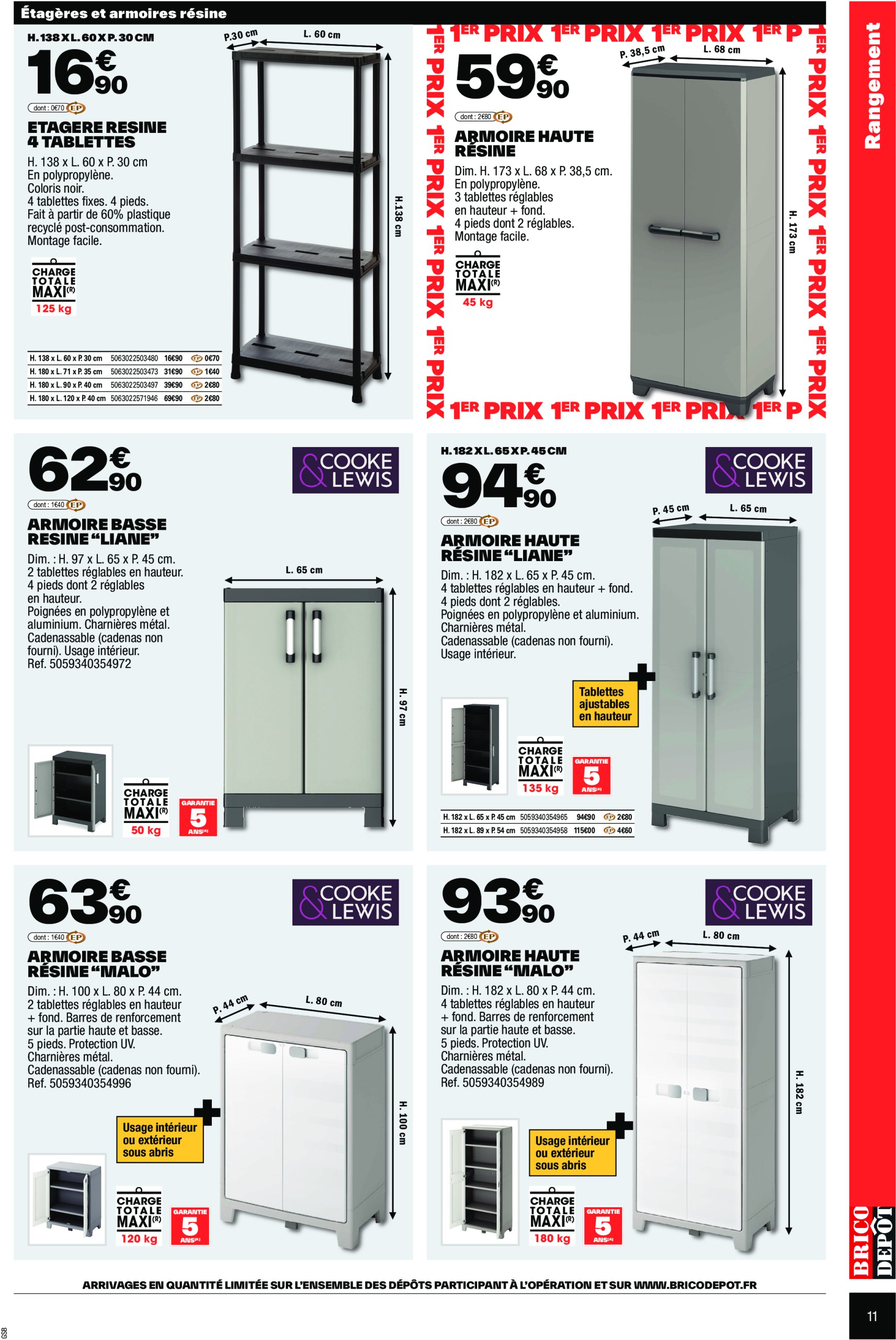 brico-depot - Catalogue Brico Dépôt valable dès 31/01 - 20/02 - page: 11