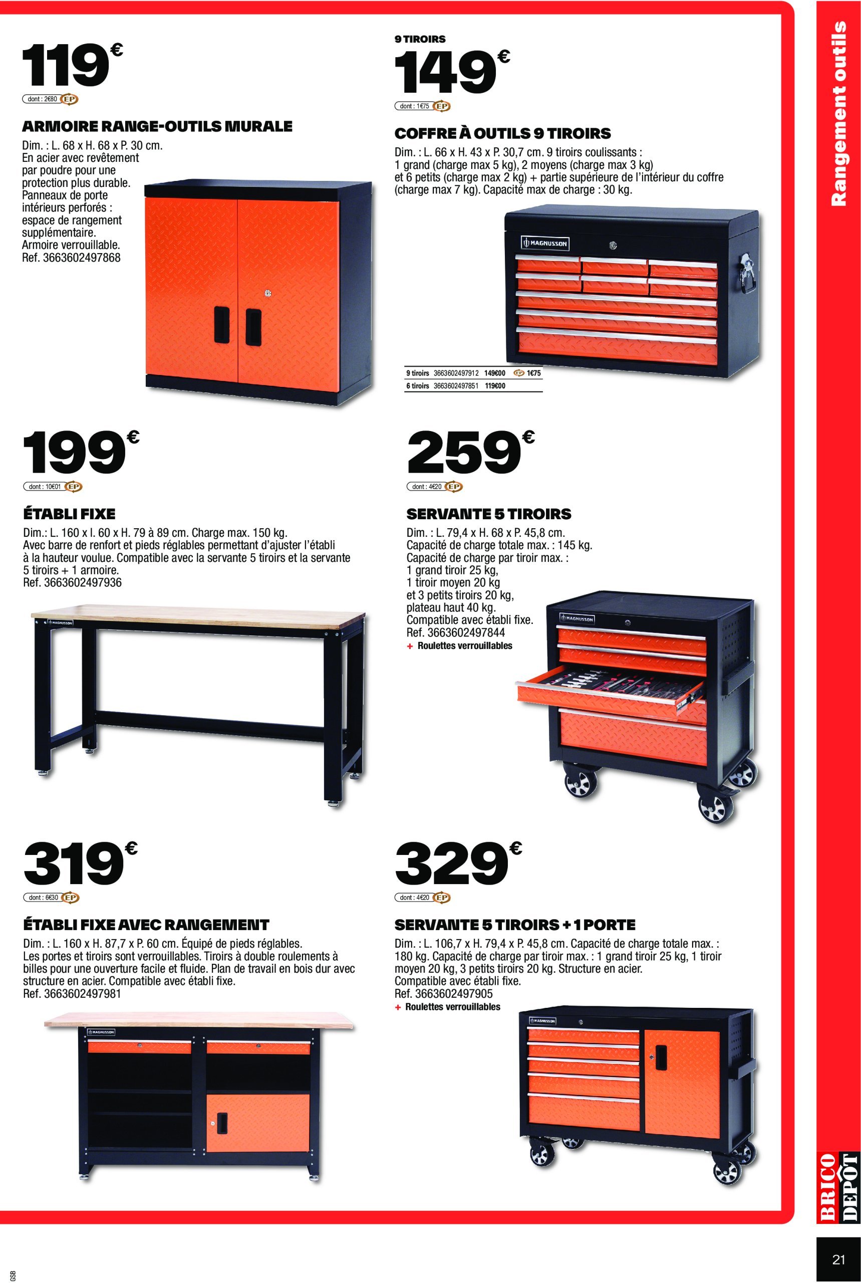 brico-depot - Catalogue Brico Dépôt valable dès 19/02 - 27/02 - page: 21