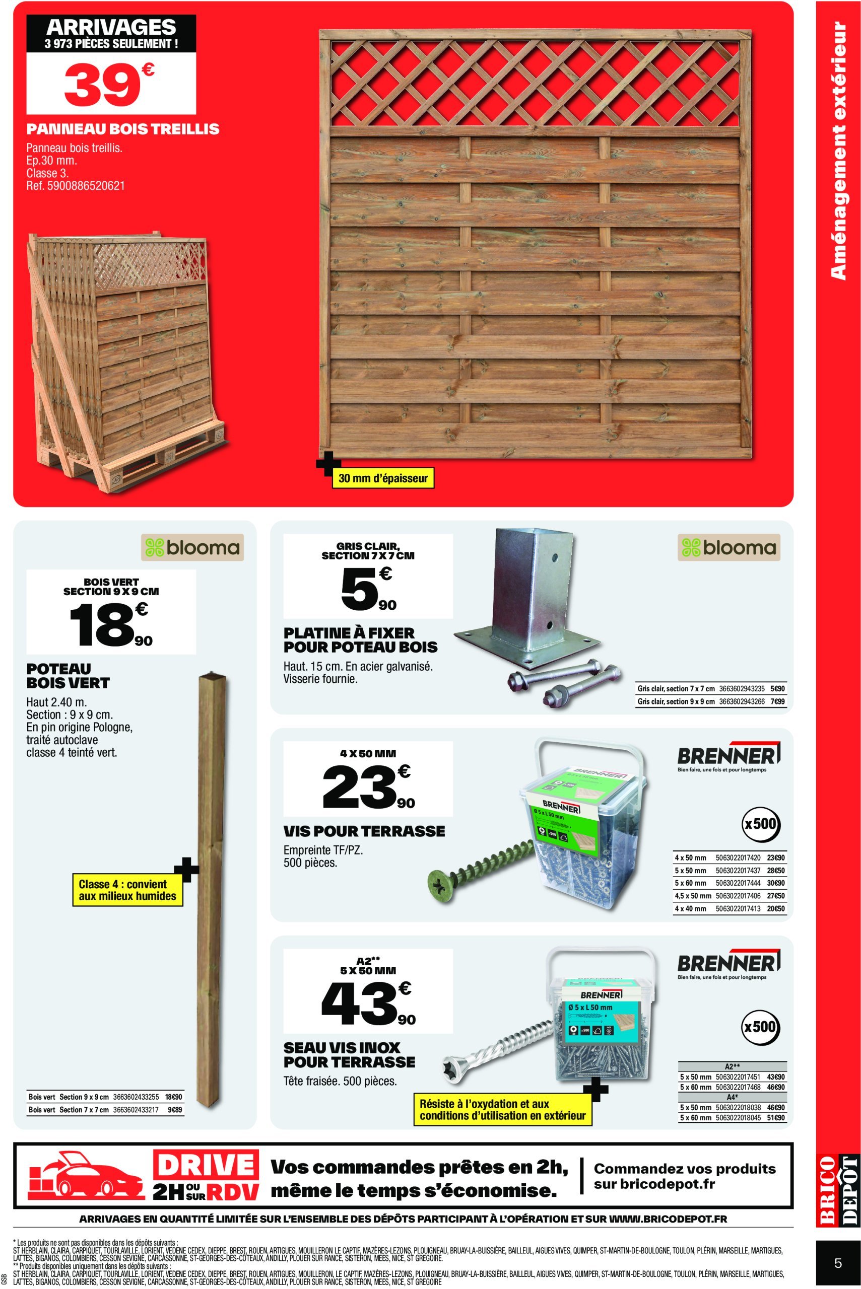 brico-depot - Catalogue Brico Dépôt valable dès 28/02 - 13/03 - page: 5