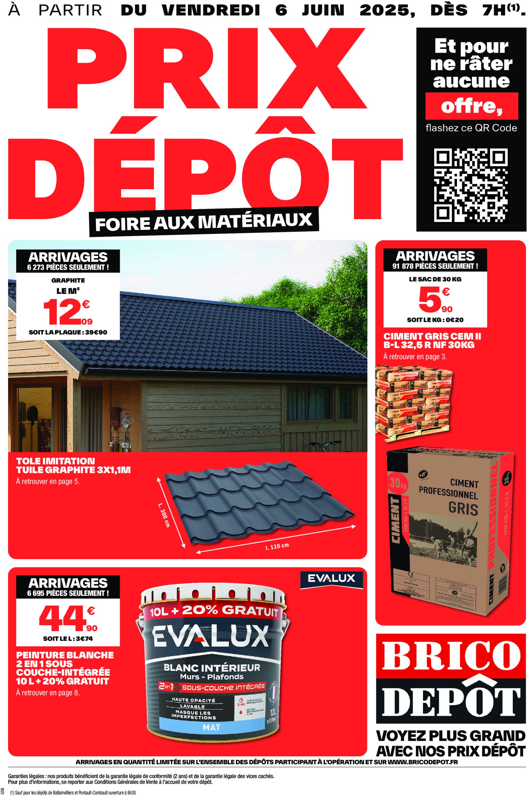 brico-depot - Catalogue Brico Dépôt valable du 06/06 au 19/06 - page: 1