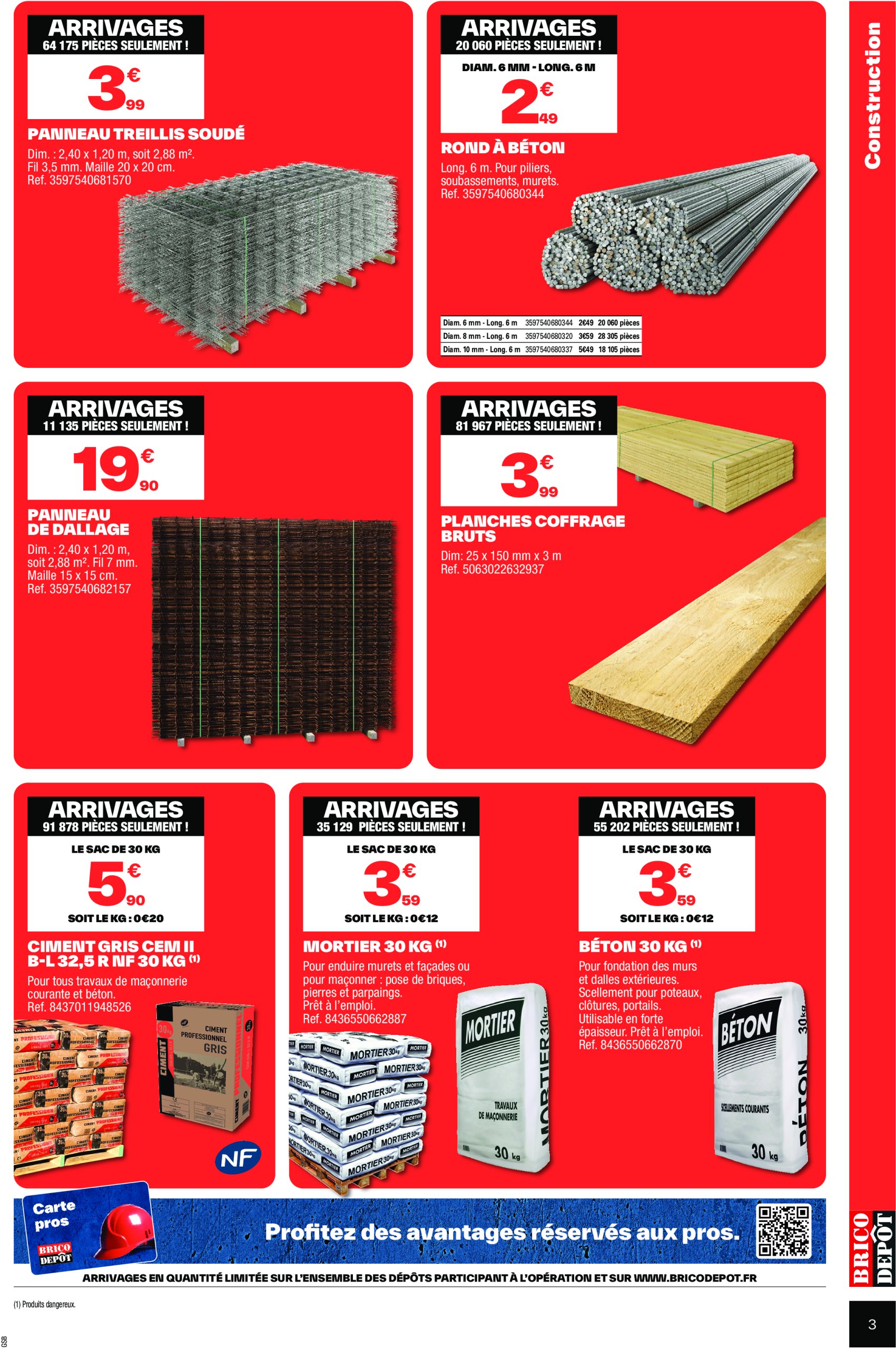 brico-depot - Catalogue Brico Dépôt valable du 06/06 au 19/06 - page: 3