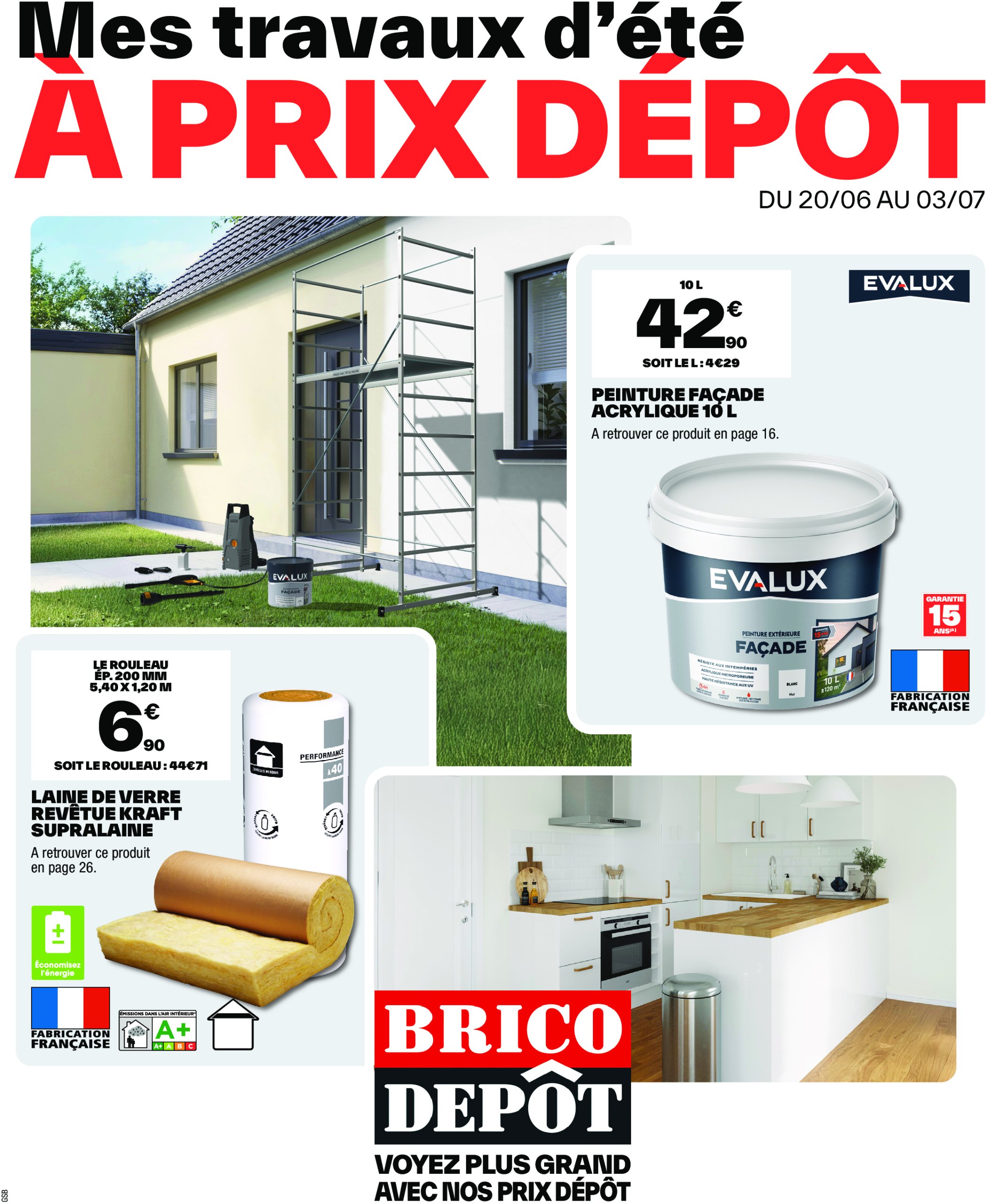 brico-depot - Catalogue Brico Dépôt valable du 20/06 au 03/07