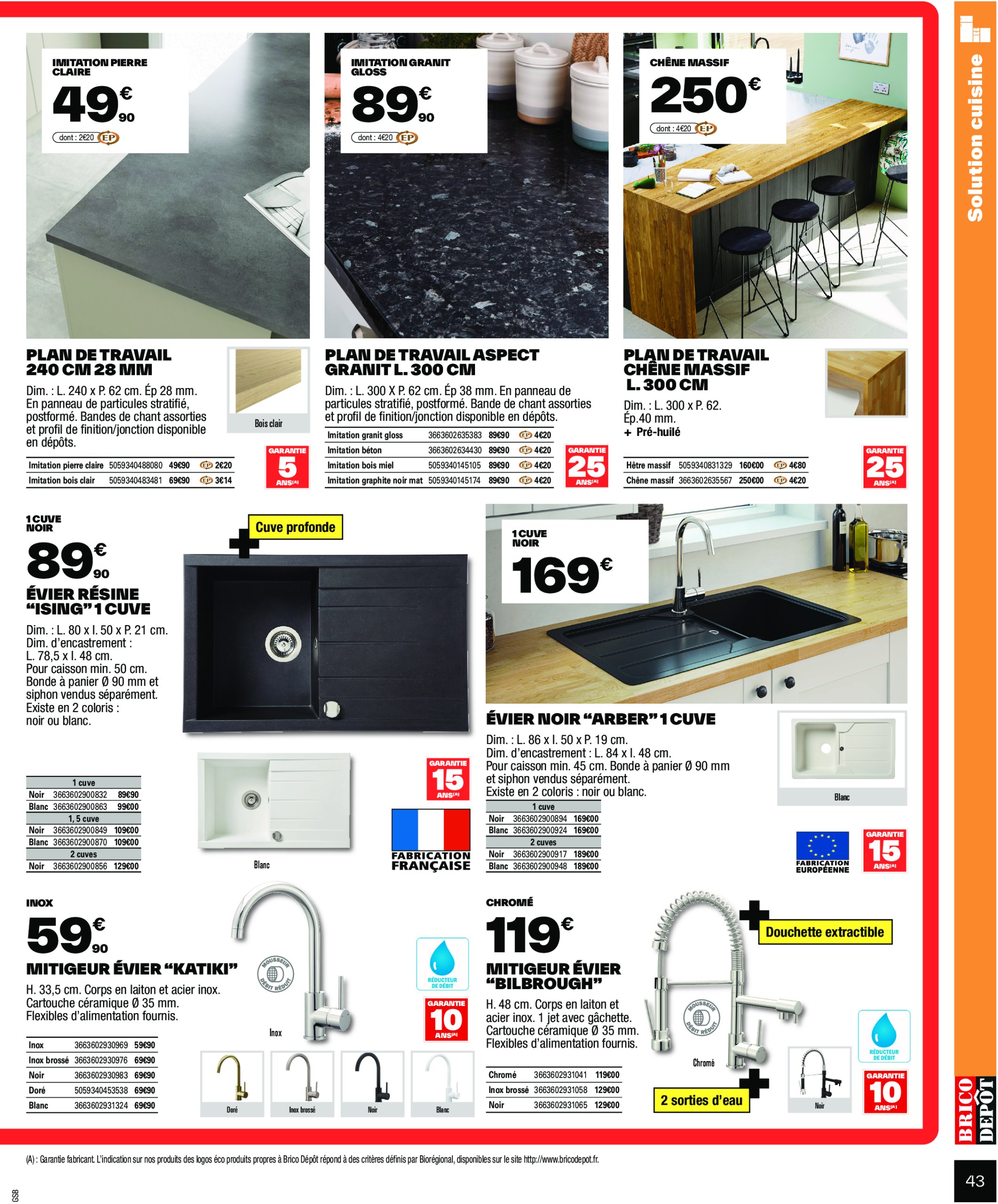 brico-depot - Catalogue Brico Dépôt valable du 20/06 au 03/07 - page: 43