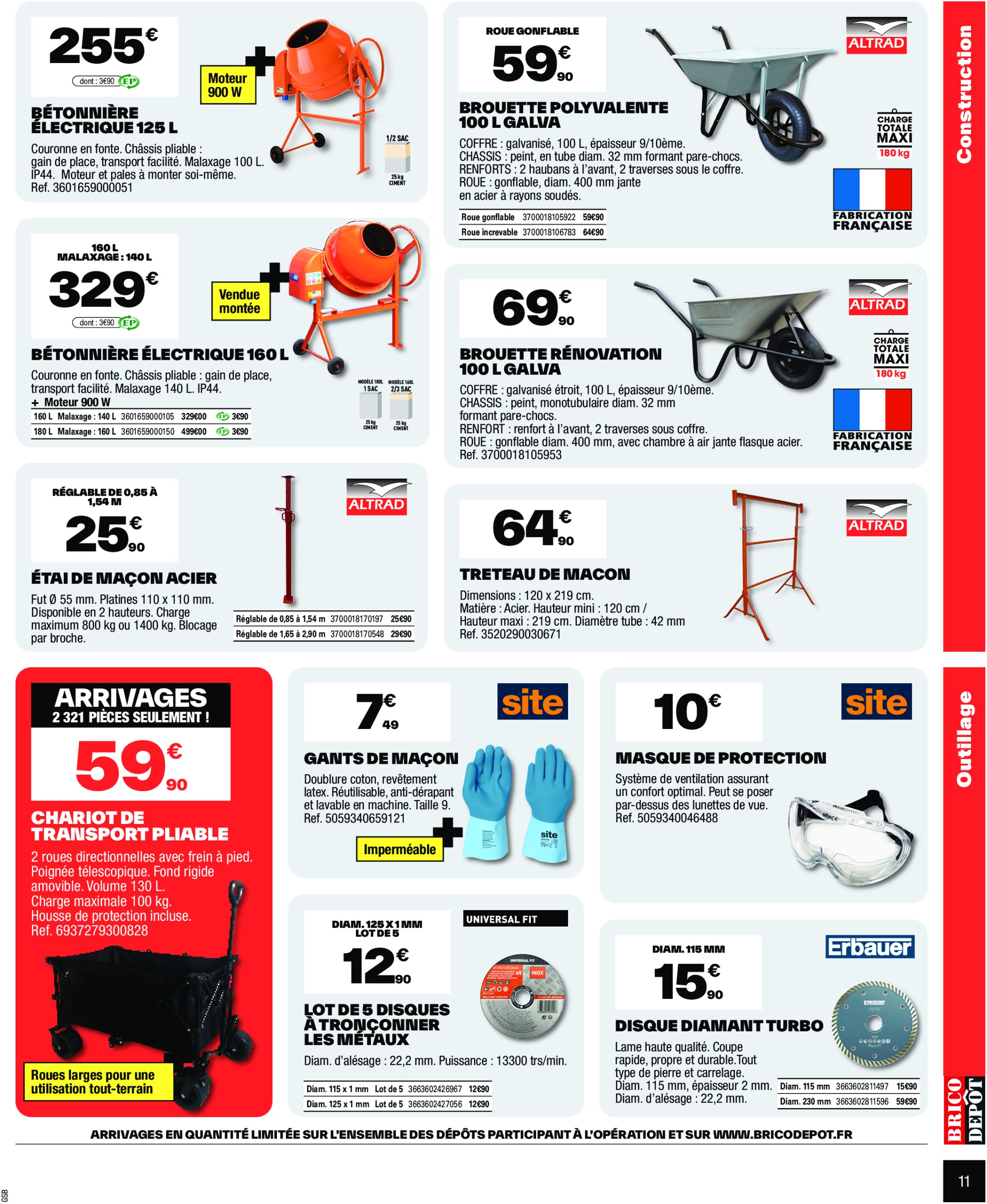brico-depot - Catalogue Brico Dépôt valable du 20/06 au 03/07 - page: 11