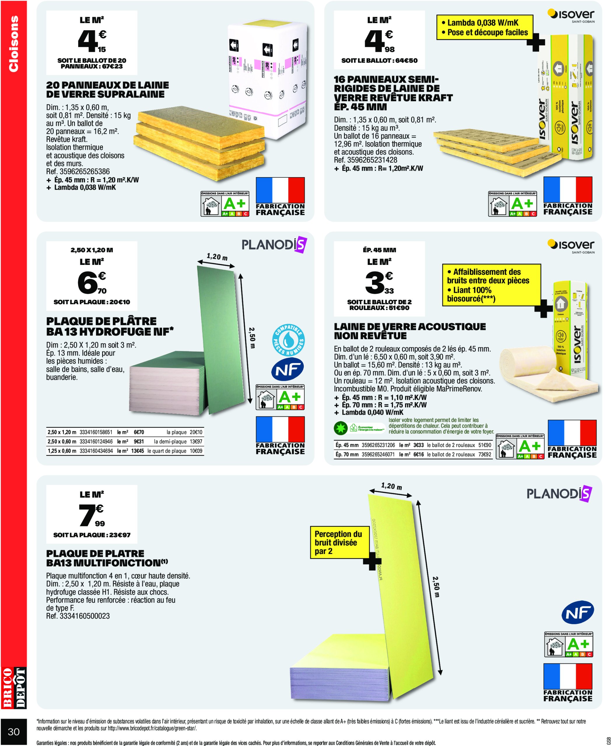 brico-depot - Catalogue Brico Dépôt valable du 20/06 au 03/07 - page: 30