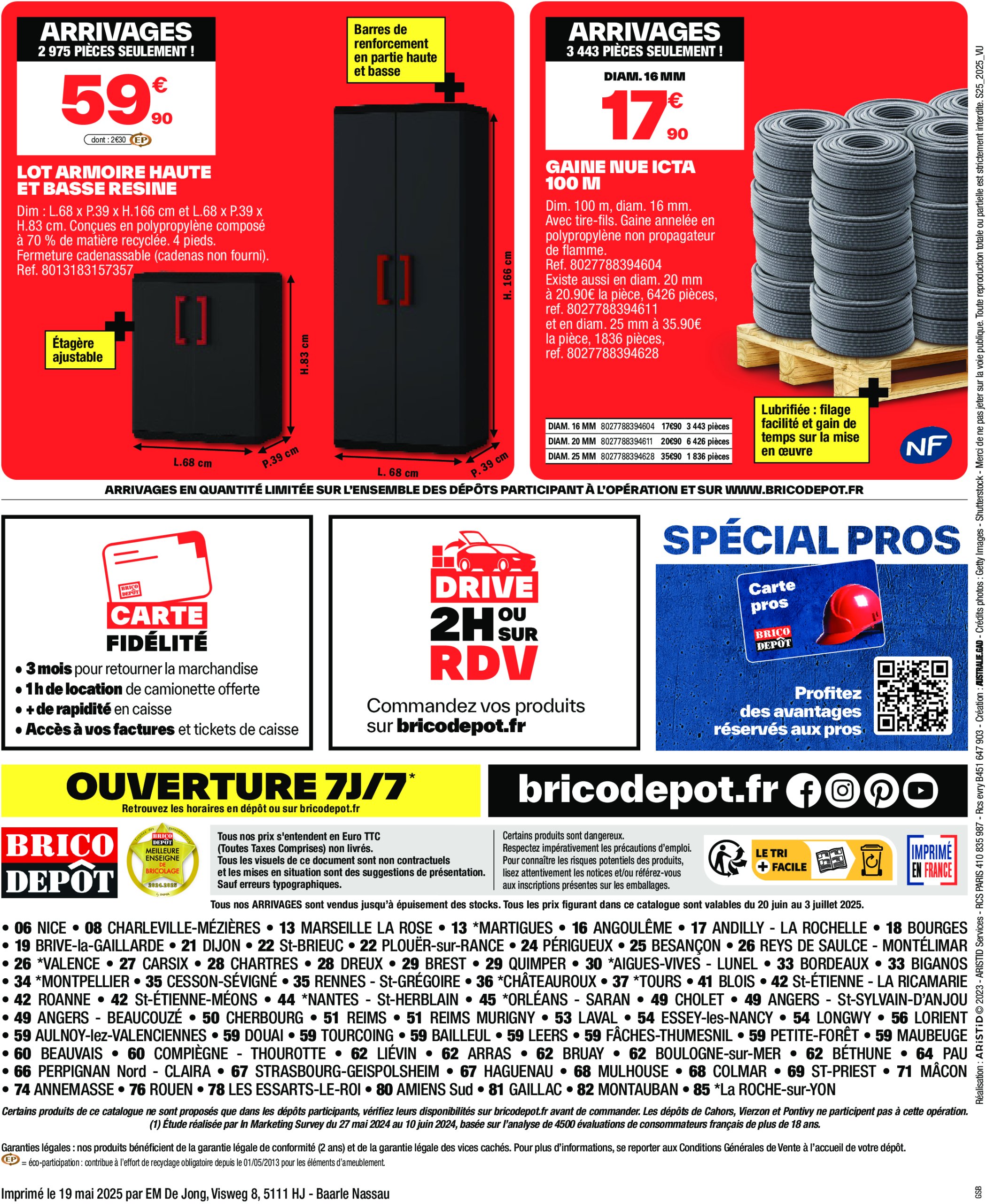 brico-depot - Catalogue Brico Dépôt valable du 20/06 au 03/07 - page: 52