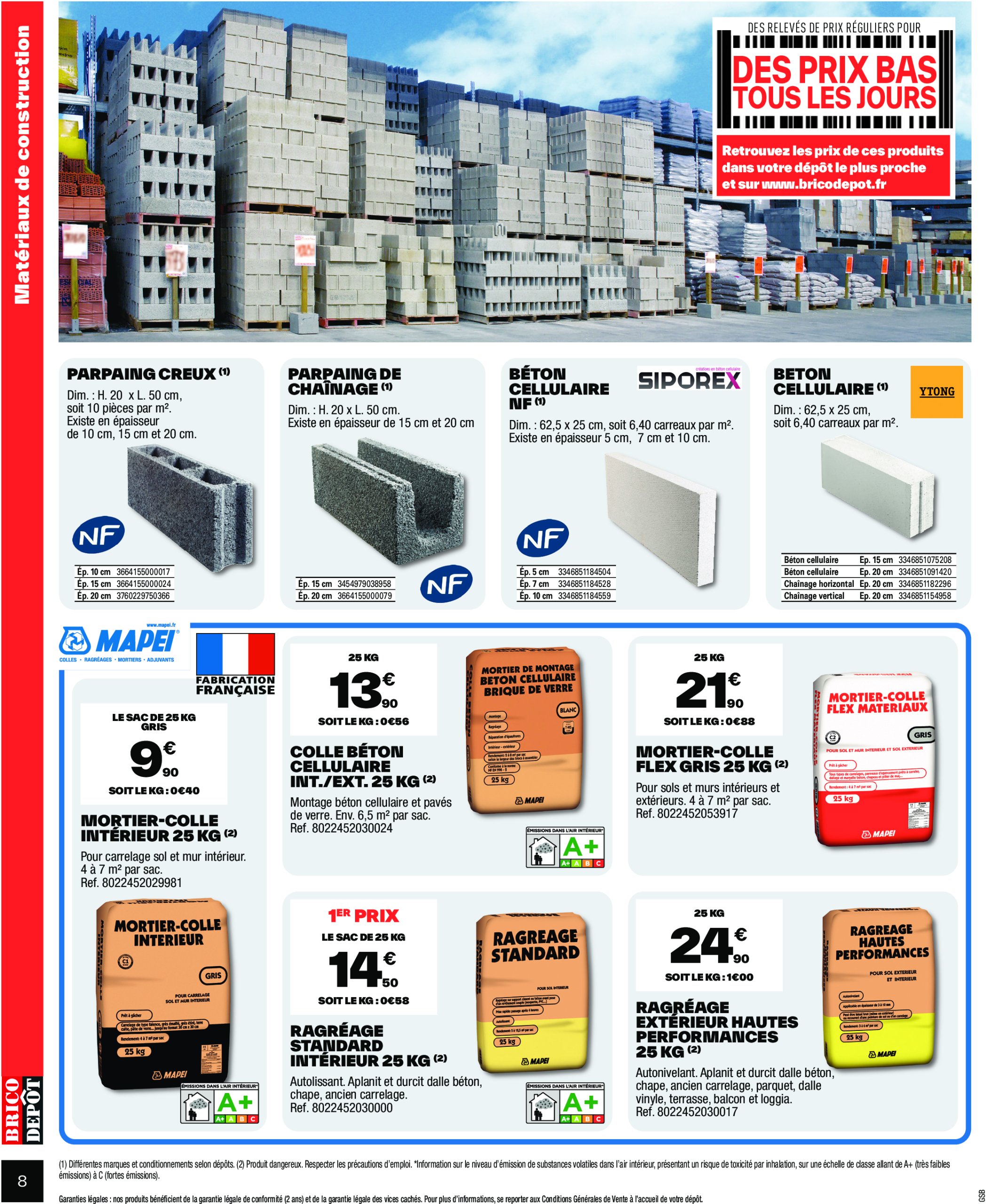 brico-depot - Catalogue Brico Dépôt valable du 20/06 au 03/07 - page: 8